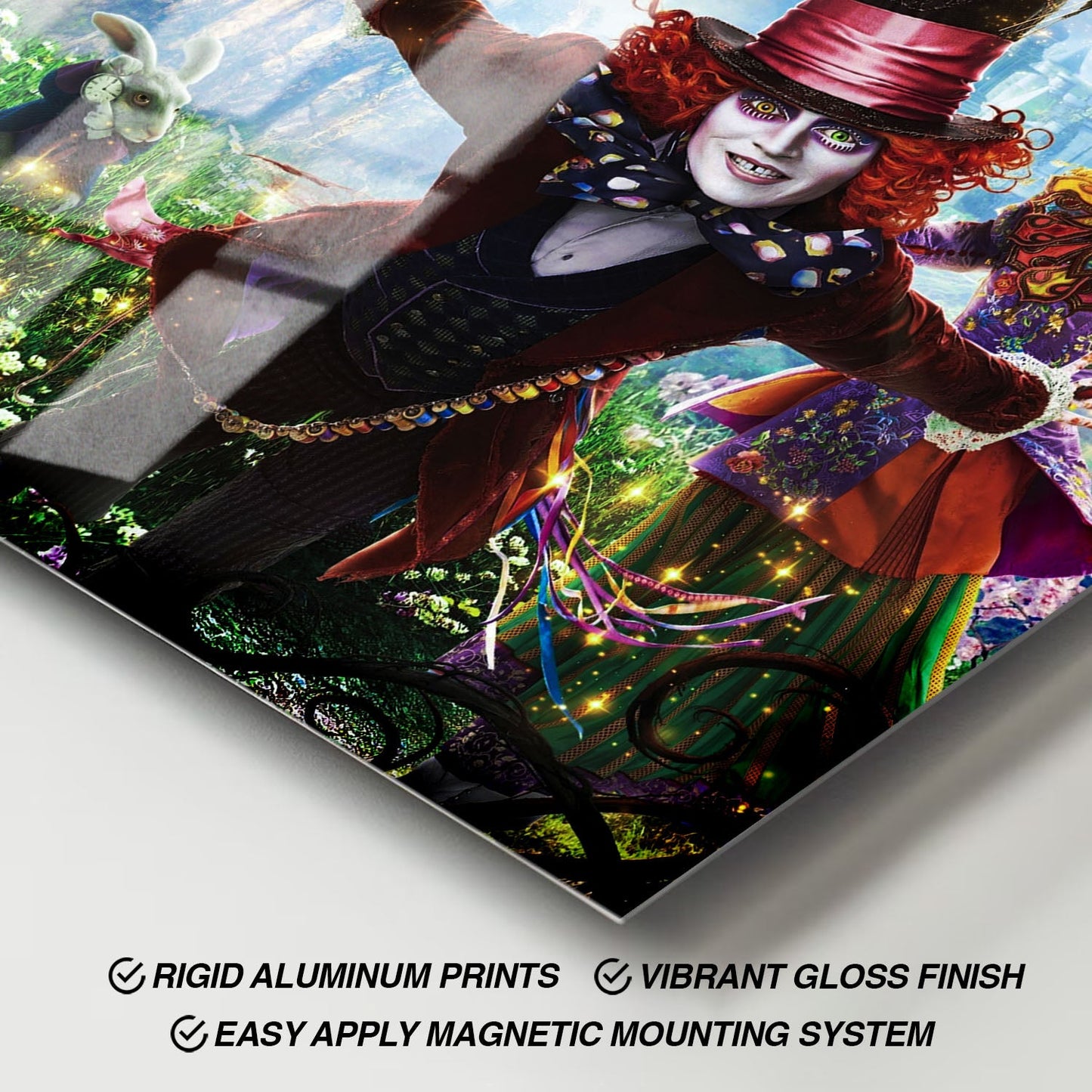 Flex Designs Metal Poster Alice Through the Looking Glass Live Action 11 x 17" Home Goods - Movie 2016 Movie Metal Poster