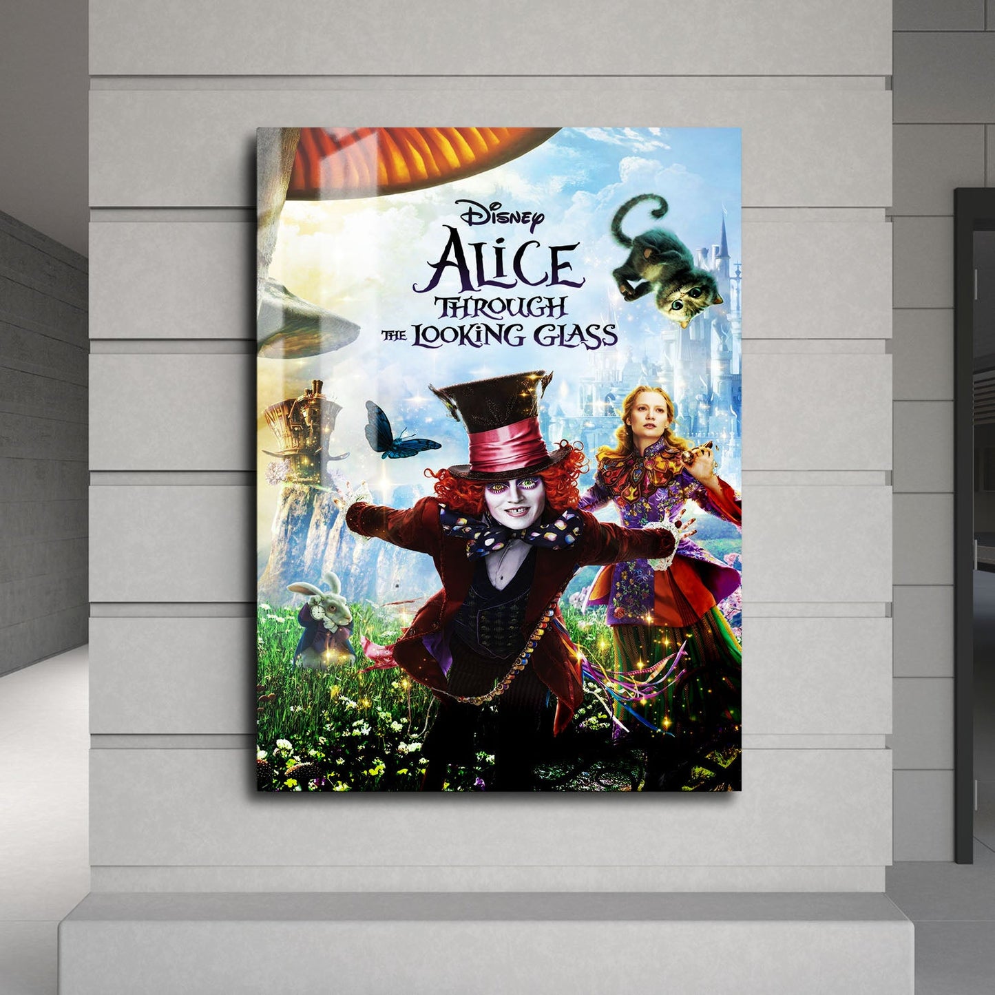 Flex Designs Metal Poster Alice Through the Looking Glass Live Action 24 x 36" Home Goods - Movie 2016 Movie Metal Poster