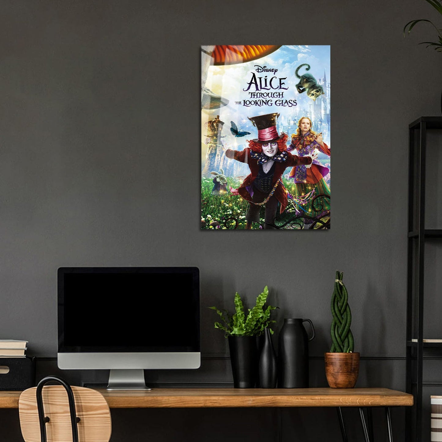 Flex Designs Metal Poster Alice Through the Looking Glass Live Action 5 x 7" Home Goods - Movie 2016 Movie Metal Poster