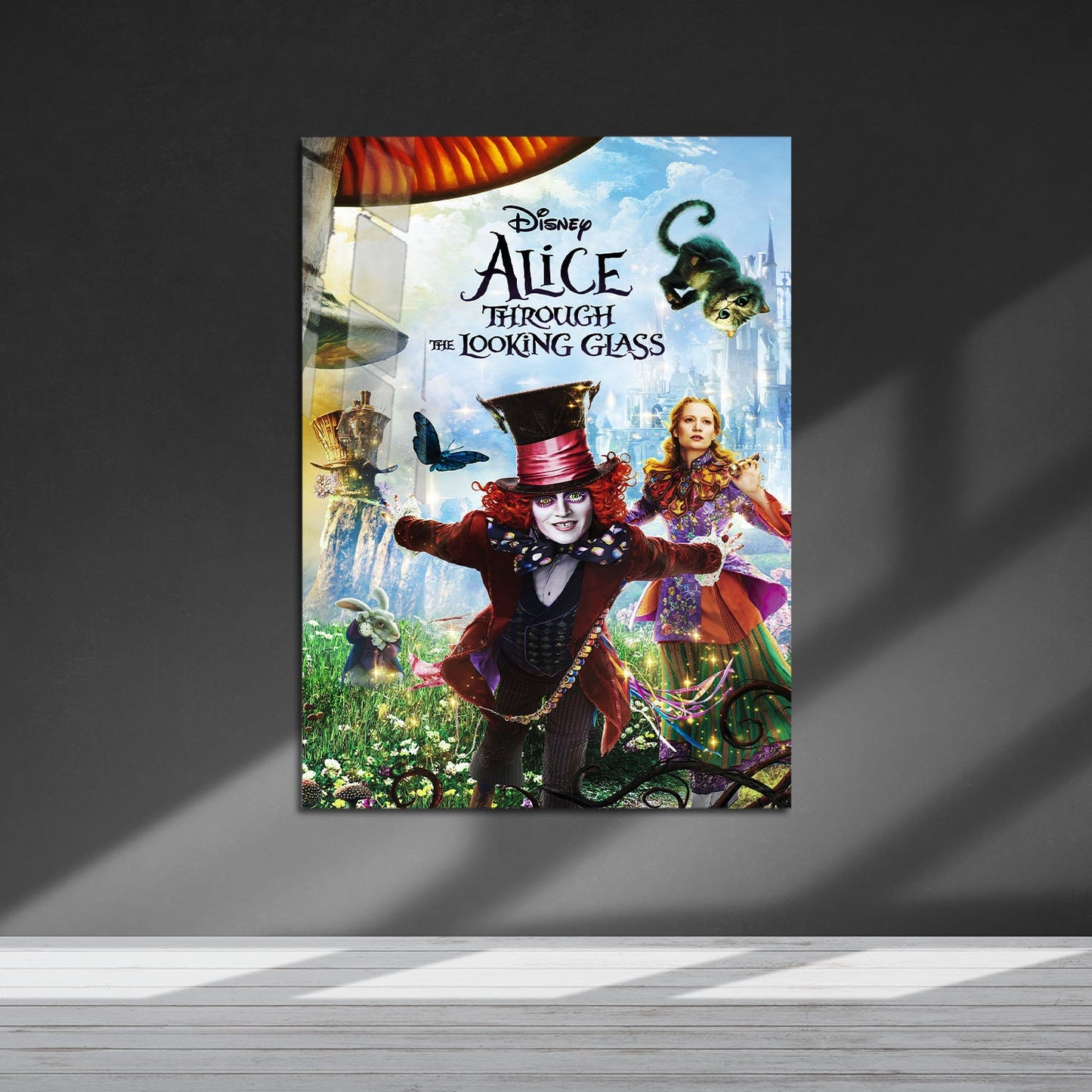 Flex Designs Metal Poster Alice Through the Looking Glass Live Action 5 x 7" Home Goods - Movie 2016 Movie Metal Poster