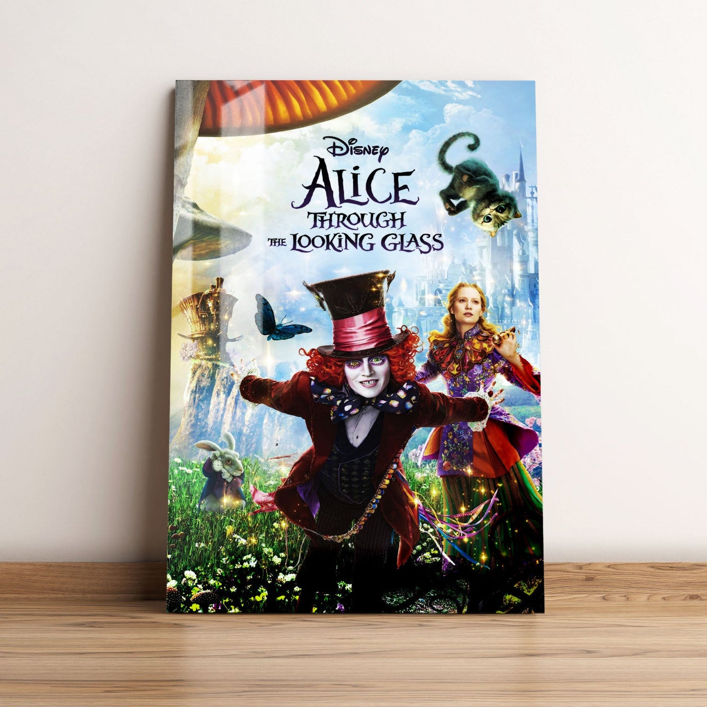 Alice Through the Looking Glass Live Action Movie Metal Poster