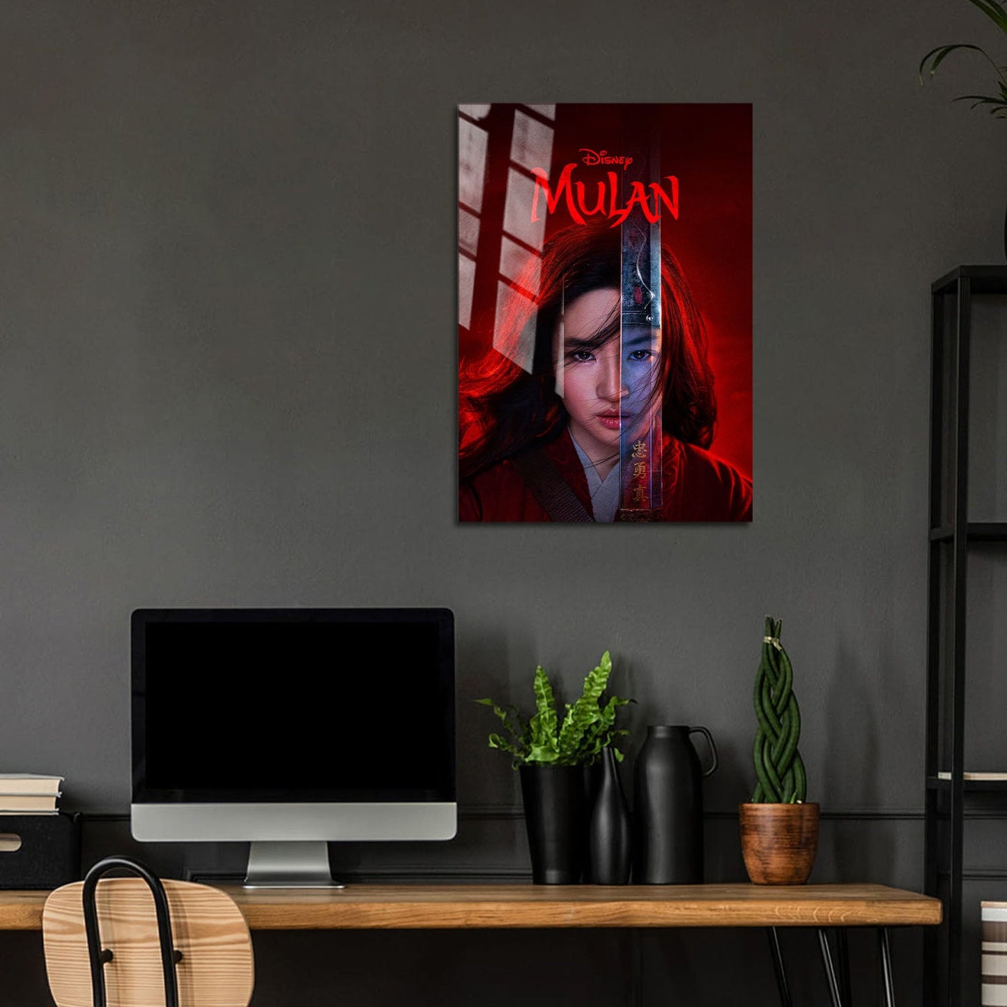 Flex Designs Metal Poster Mulan Live Action 5 x 7" Home Goods - Movie 2020 Movie Metal Poster