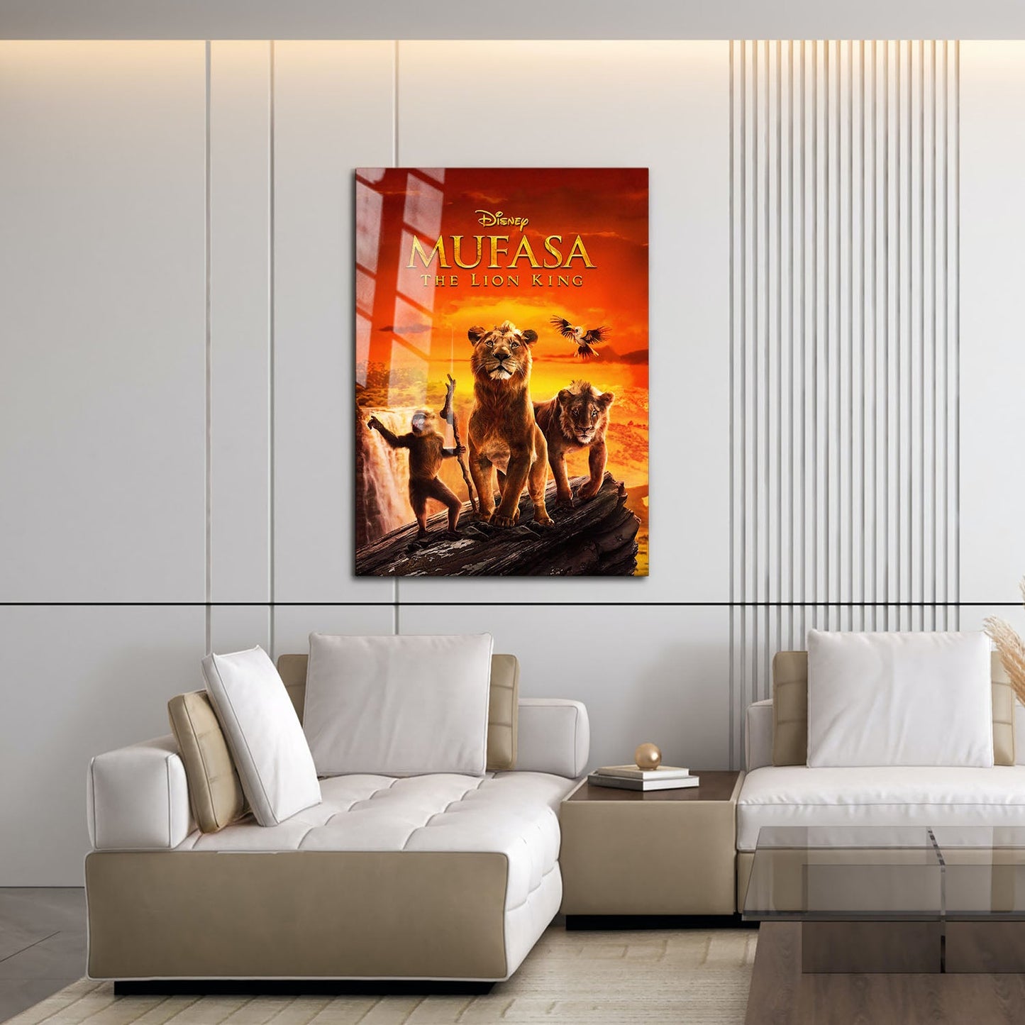 Flex Designs Metal Poster Mufasa The Lion King Live Action 16 x 24" Home Goods - Movie 2024 Movie Metal Poster