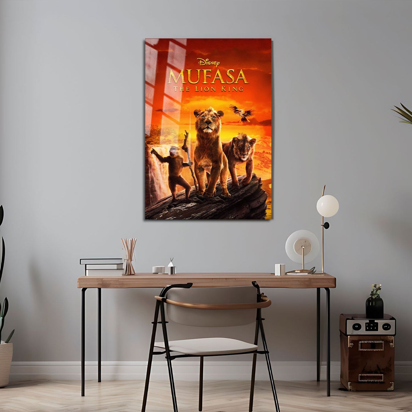 Flex Designs Metal Poster Mufasa The Lion King Live Action 24 x 36" Home Goods - Movie 2024 Movie Metal Poster