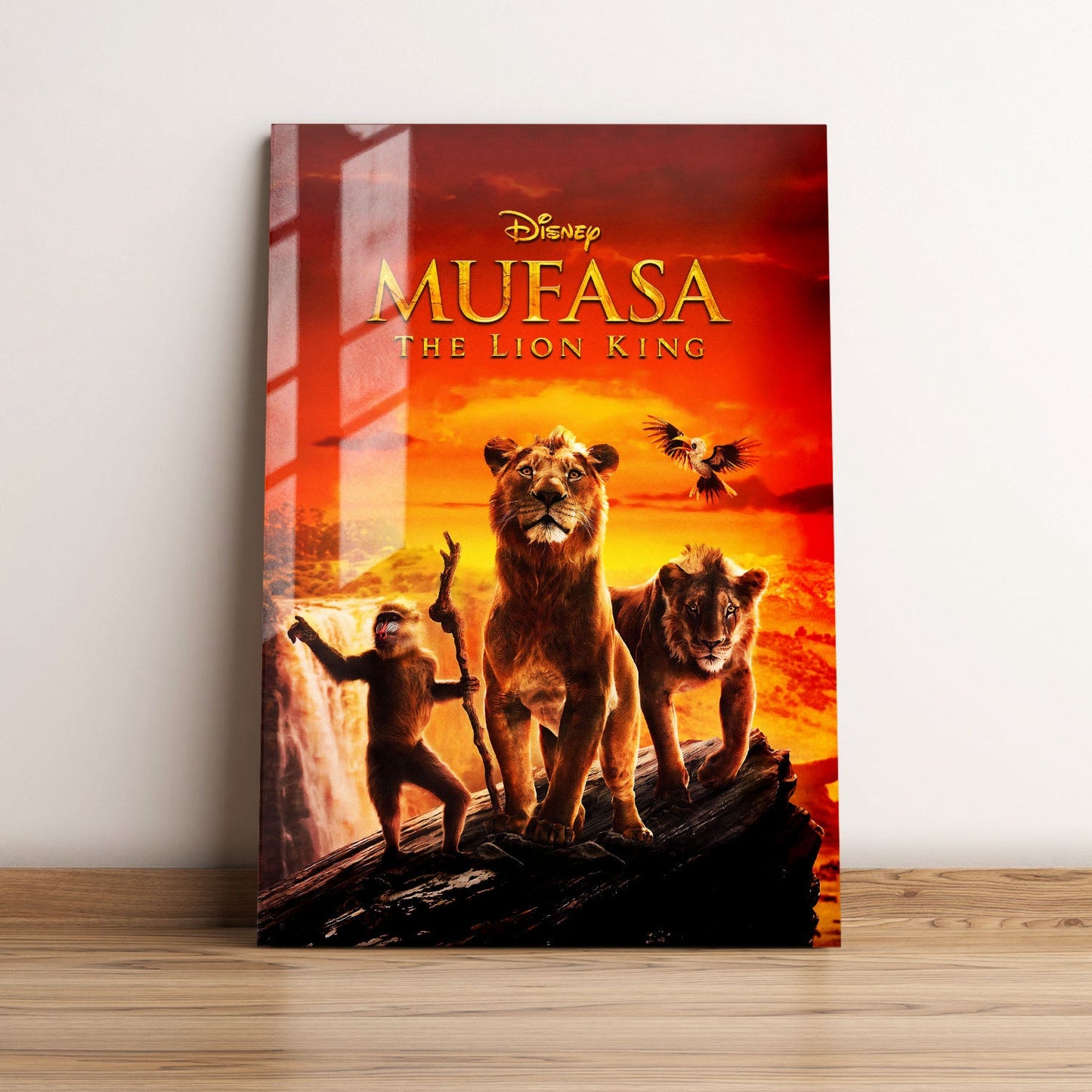 Mufasa The Lion King Live Action Movie Metal Poster
