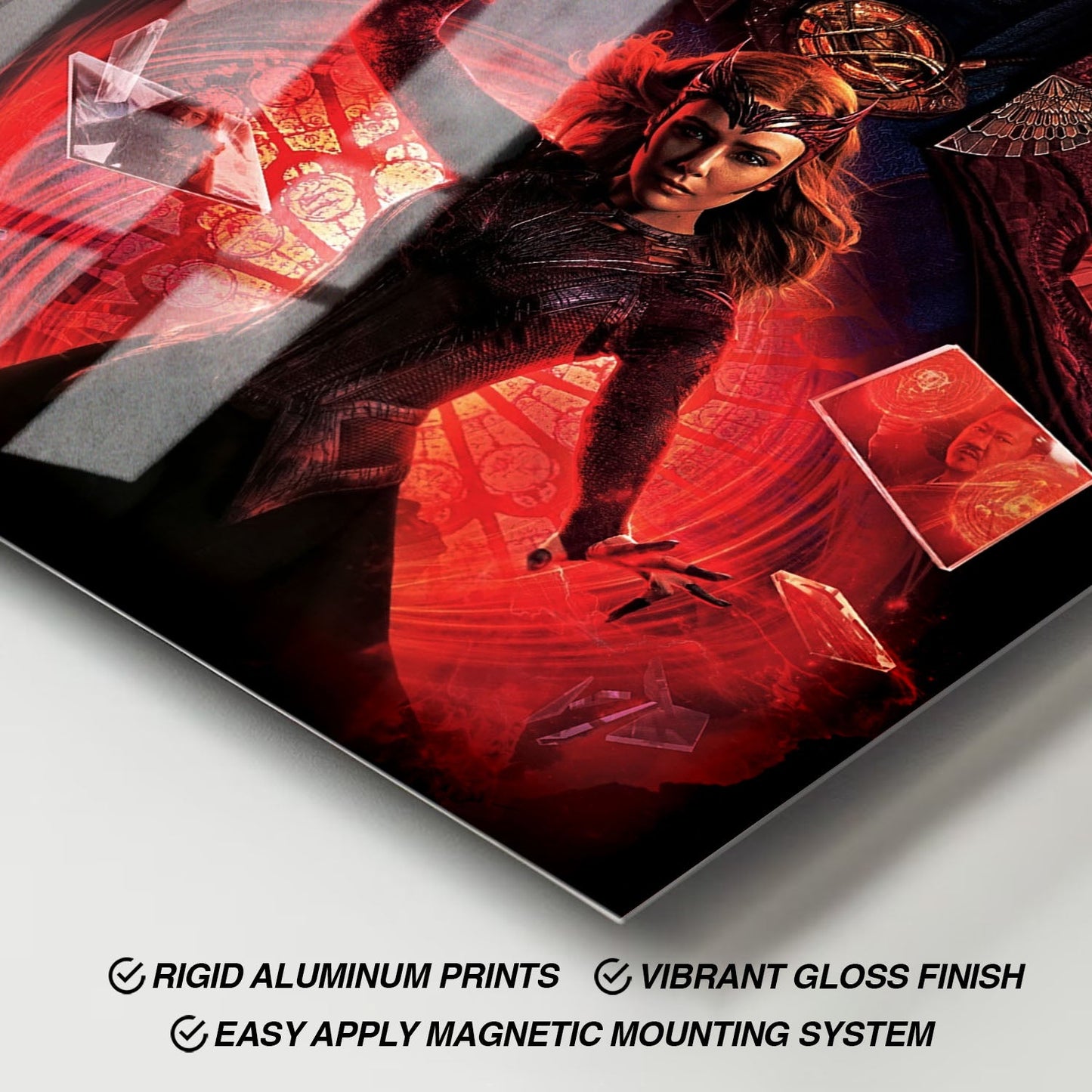Flex Designs Metal Poster Doctor Strange in the Multiverse of Madness Key Art 11 x 17" Home Goods - Movie 2022 Movie Metal Poster