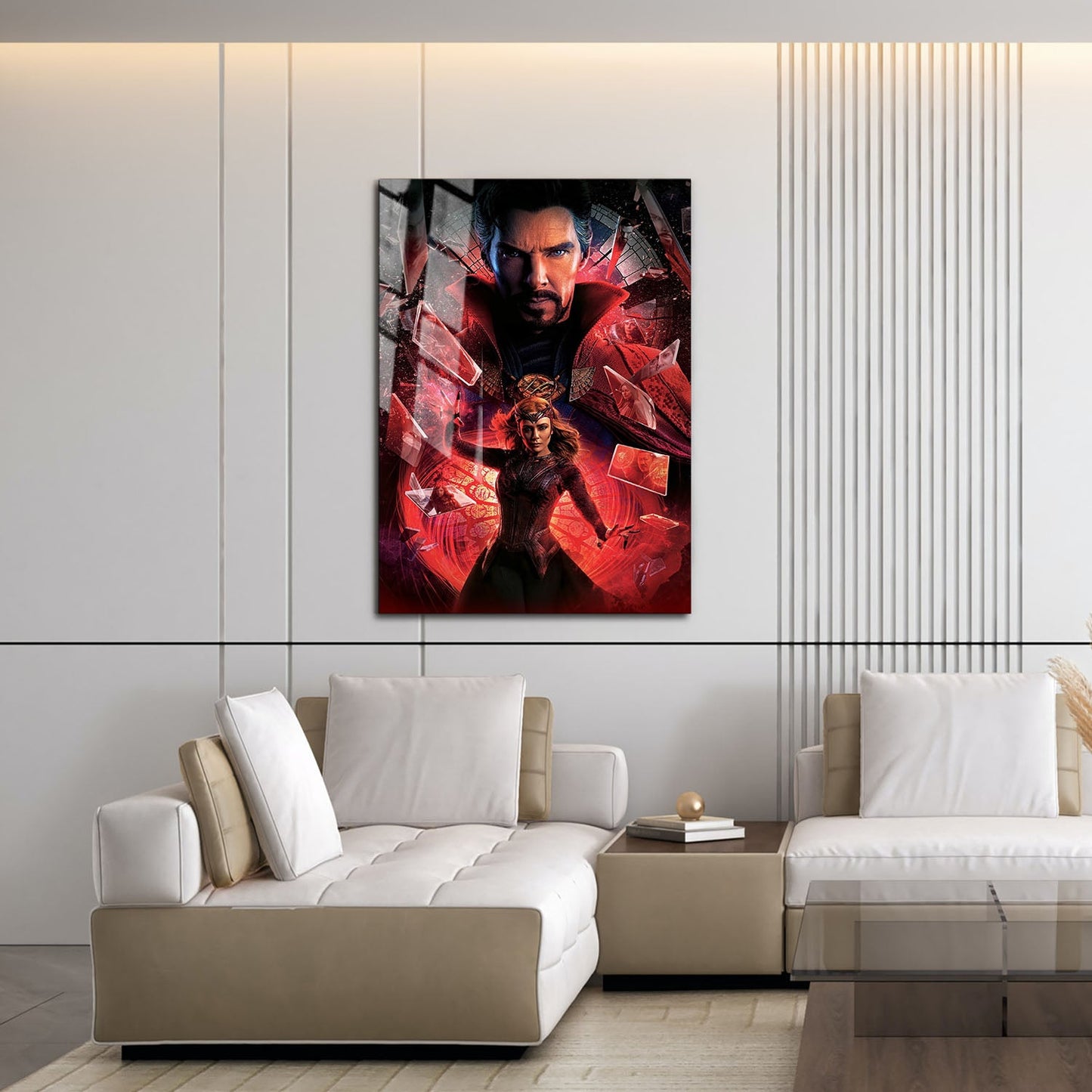Flex Designs Metal Poster Doctor Strange in the Multiverse of Madness Key Art 16 x 24" Home Goods - Movie 2022 Movie Metal Poster