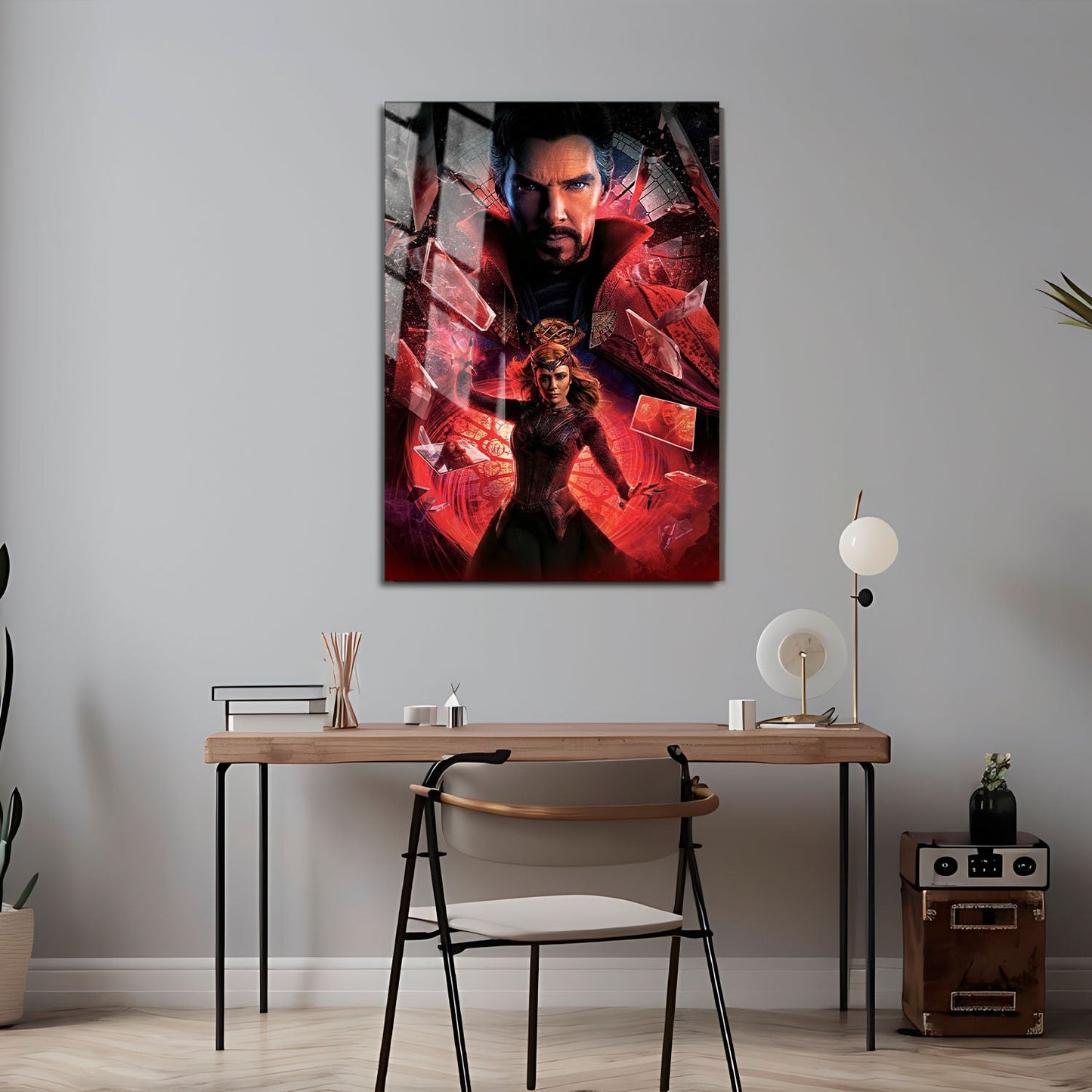 Flex Designs Metal Poster Doctor Strange in the Multiverse of Madness Key Art 24 x 36" Home Goods - Movie 2022 Movie Metal Poster