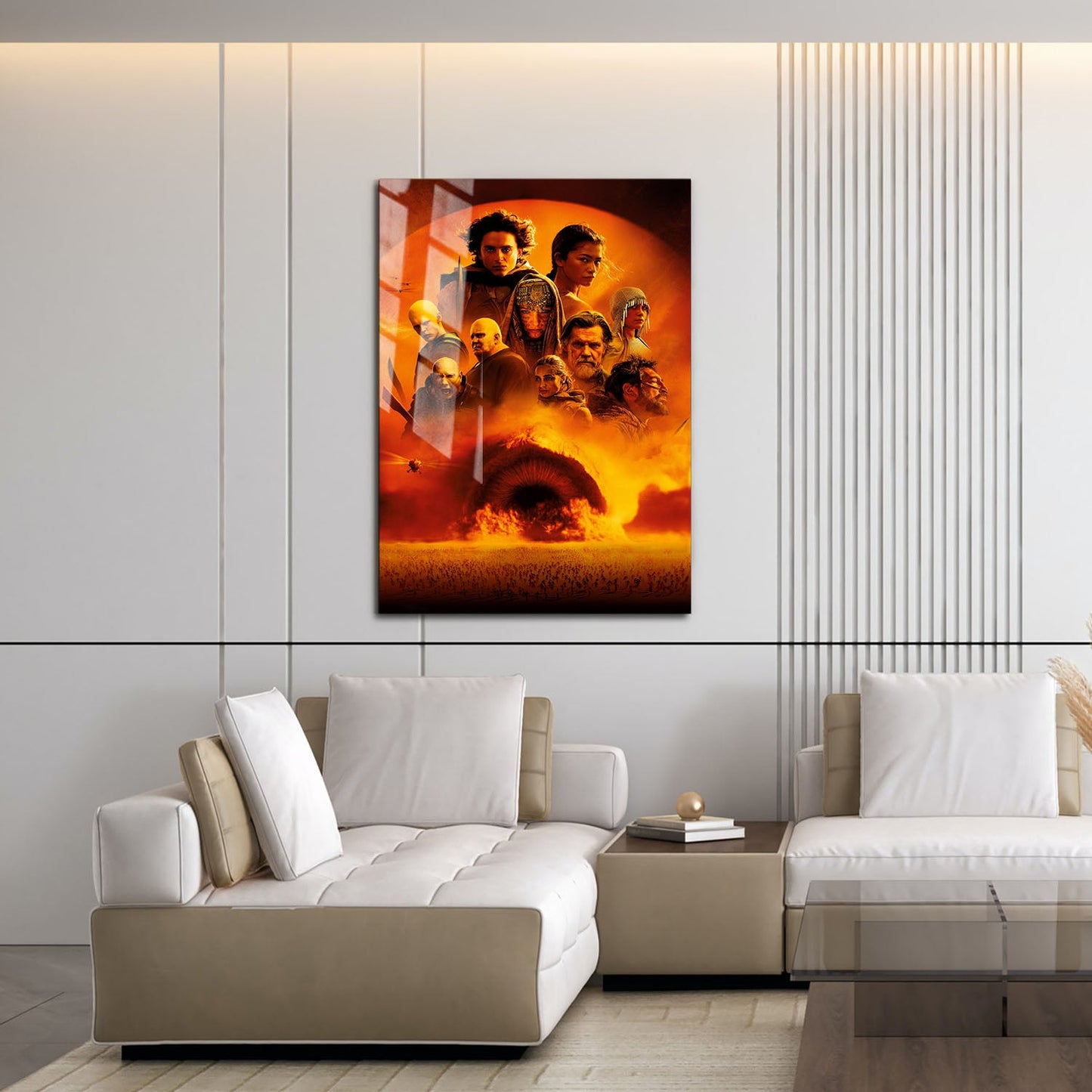 Flex Designs Metal Poster Dune - Part Two Key Art 16 x 24" Home Goods - Movie 2024 Movie Metal Poster