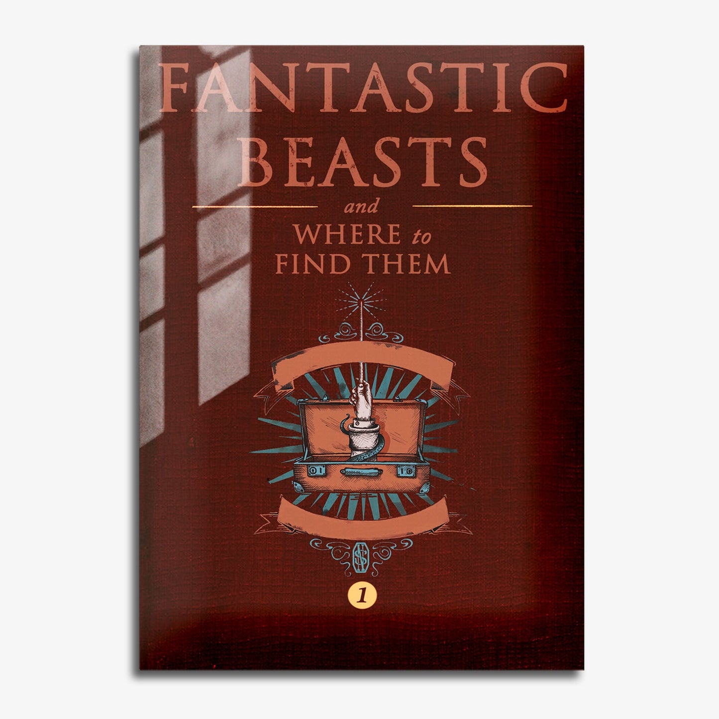 Flex Designs Metal Poster Fantastic Beasts and Where to Find Them Bookcover 11 x 17" Home Goods - Movie 2016 Movie Metal Poster