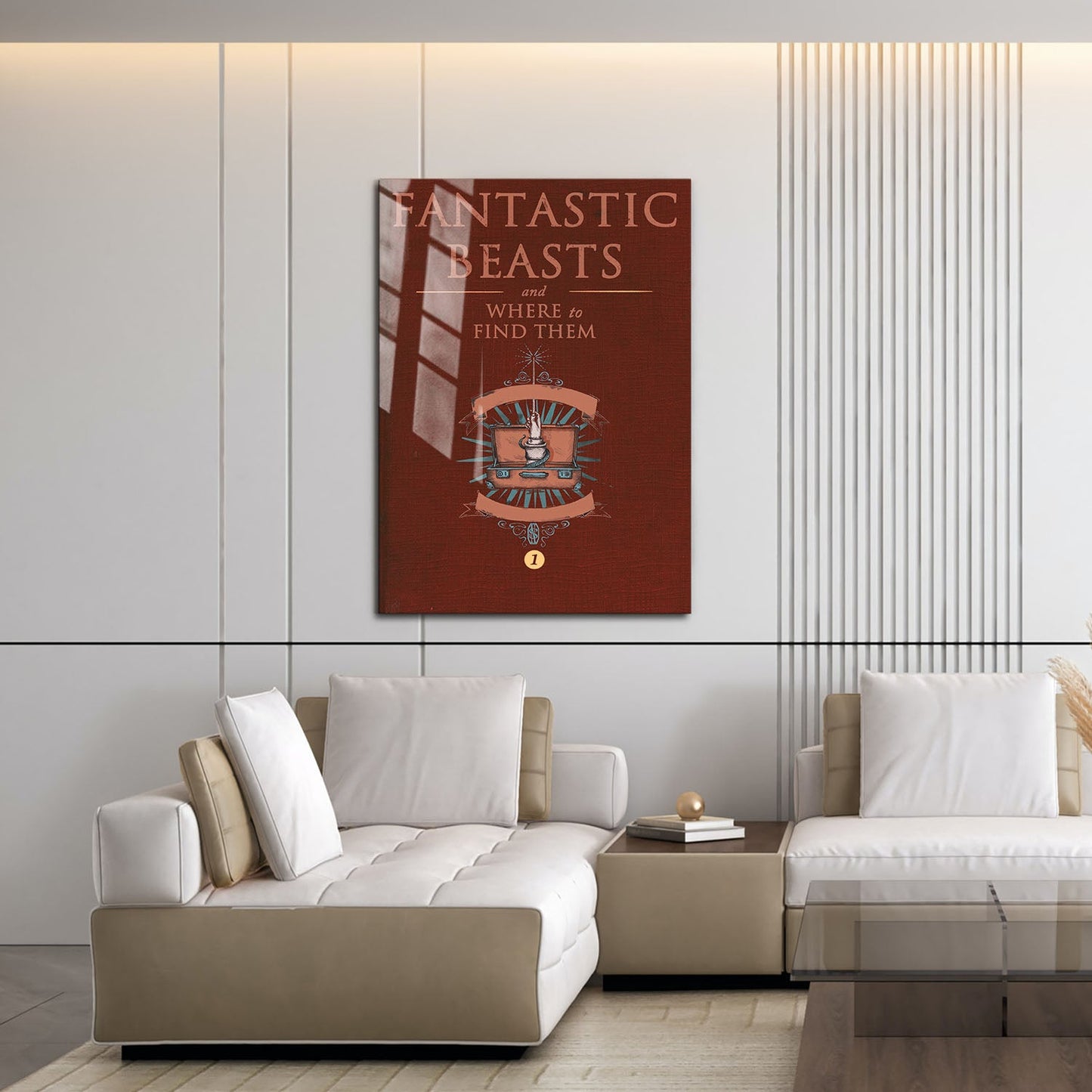 Flex Designs Metal Poster Fantastic Beasts and Where to Find Them Bookcover 16 x 24" Home Goods - Movie 2016 Movie Metal Poster