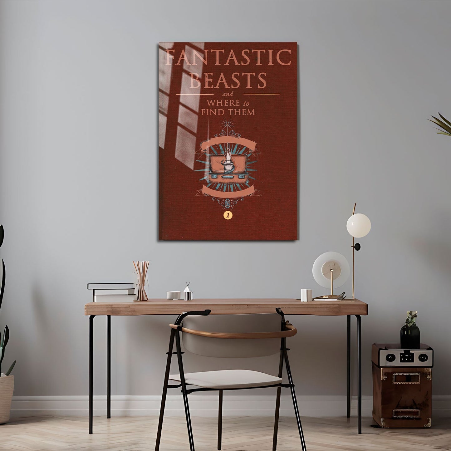 Flex Designs Metal Poster Fantastic Beasts and Where to Find Them Bookcover 24 x 36" Home Goods - Movie 2016 Movie Metal Poster