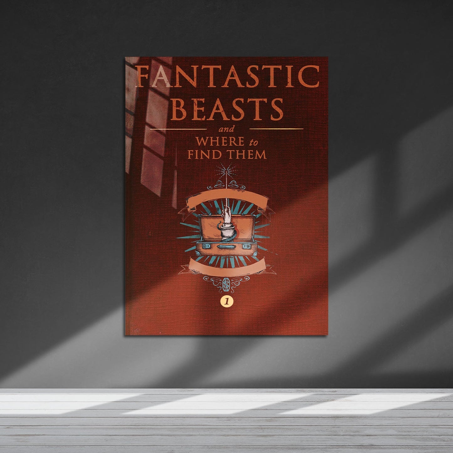 Flex Designs Metal Poster Fantastic Beasts and Where to Find Them Bookcover 5 x 7" Home Goods - Movie 2016 Movie Metal Poster