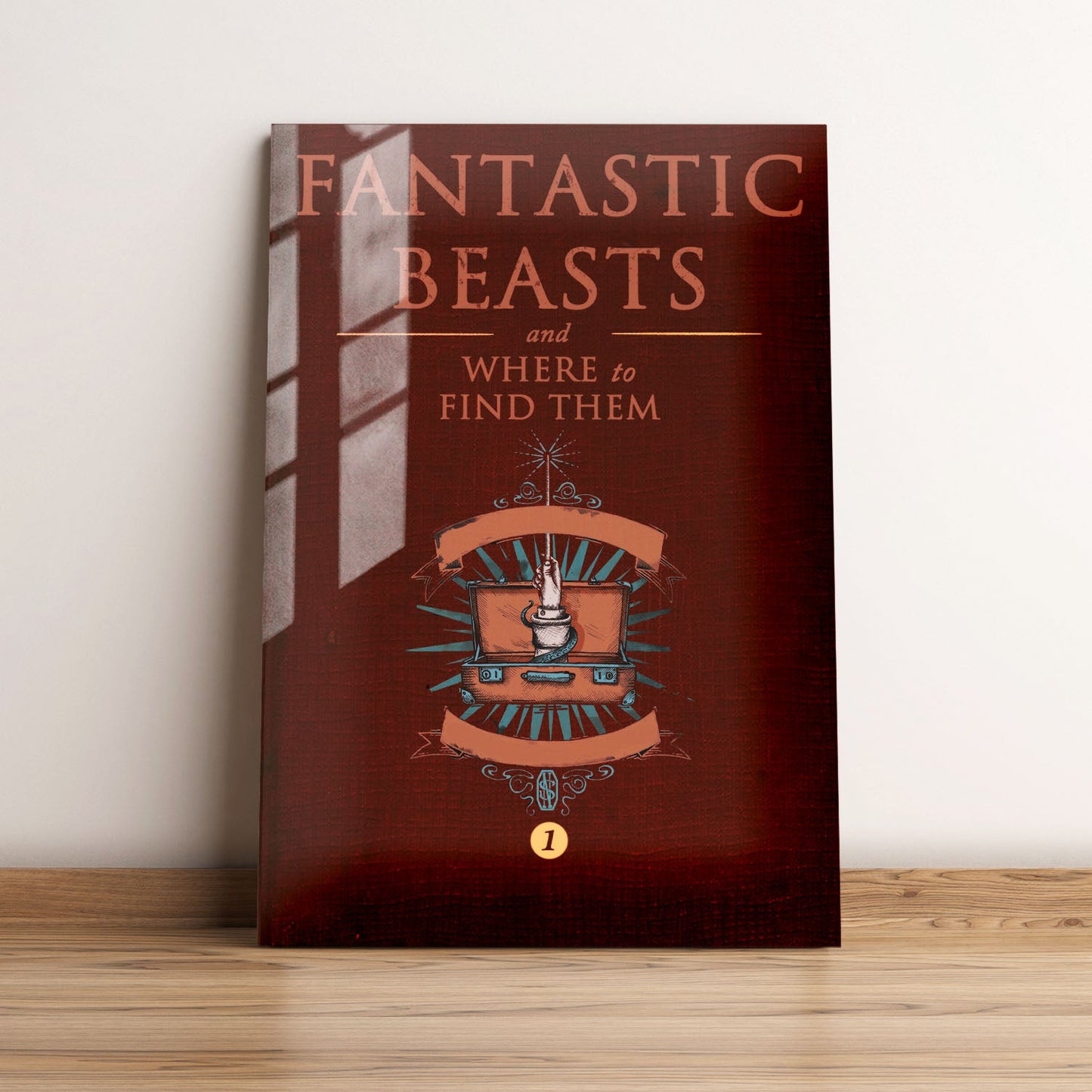 Fantastic Beasts and Where to Find Them Bookcover Movie Metal Poster