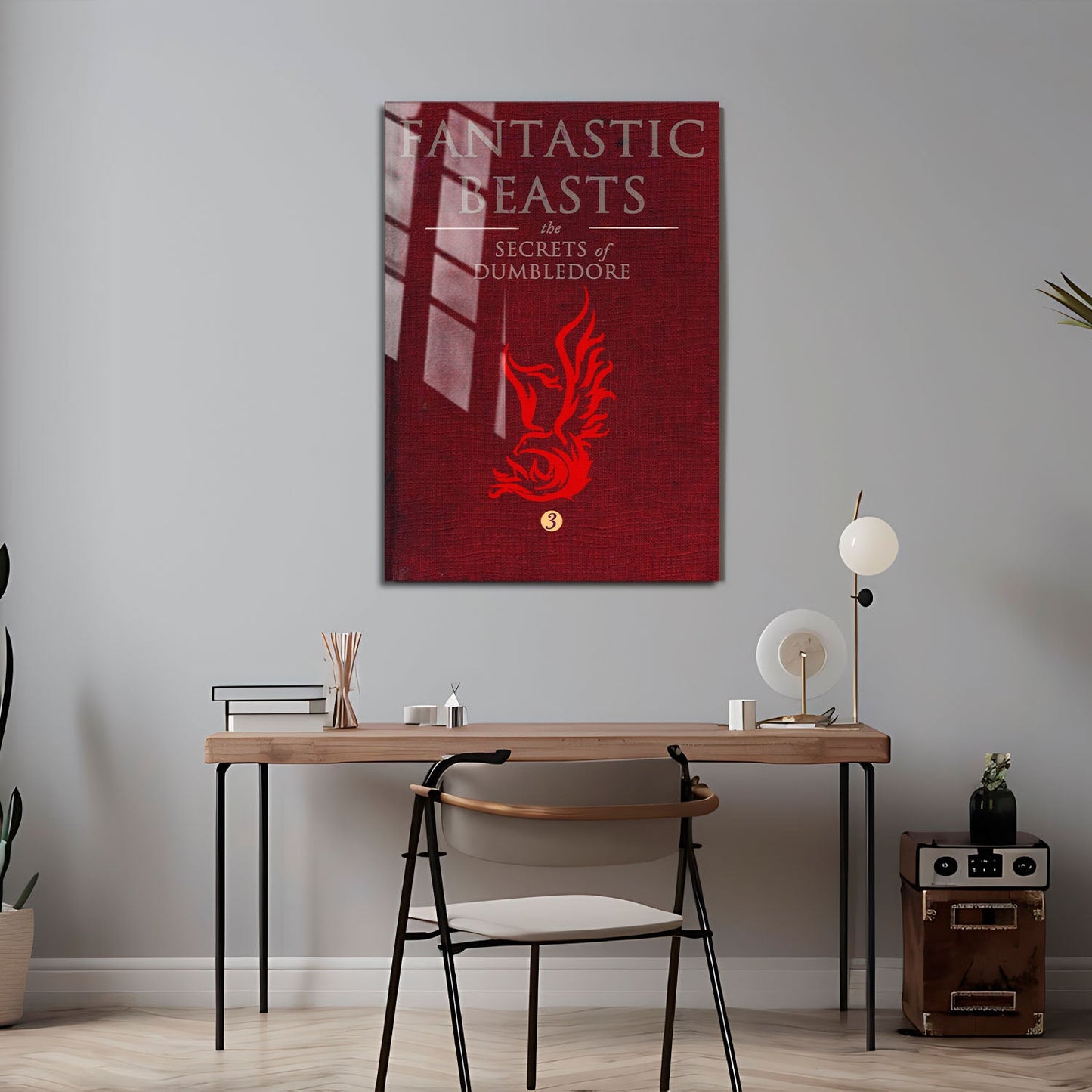 Flex Designs Metal Poster Fantastic Beasts The Secrets of Dumbledore Bookcover 24 x 36" Home Goods - Movie 2022 Movie Metal Poster