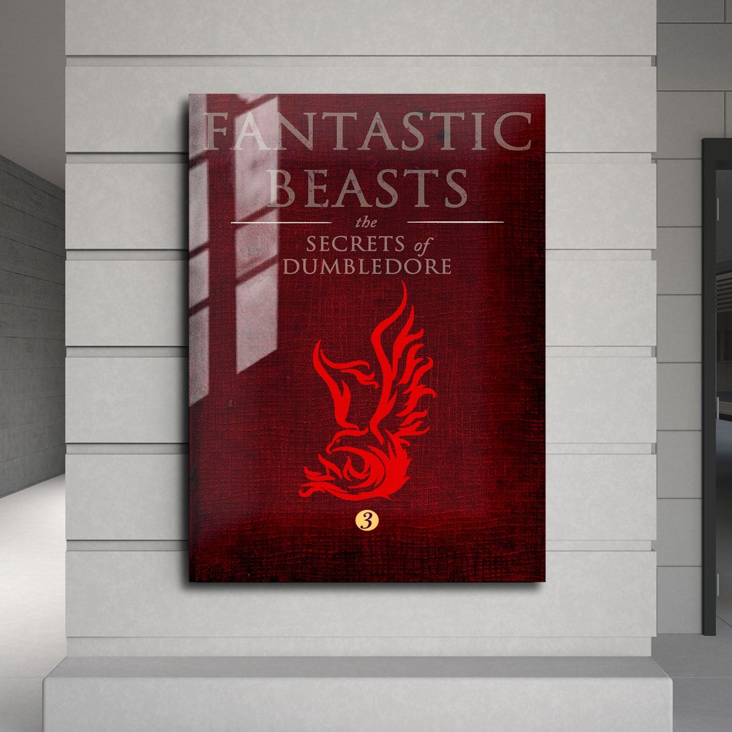 Flex Designs Metal Poster Fantastic Beasts The Secrets of Dumbledore Bookcover 24 x 36" Home Goods - Movie 2022 Movie Metal Poster