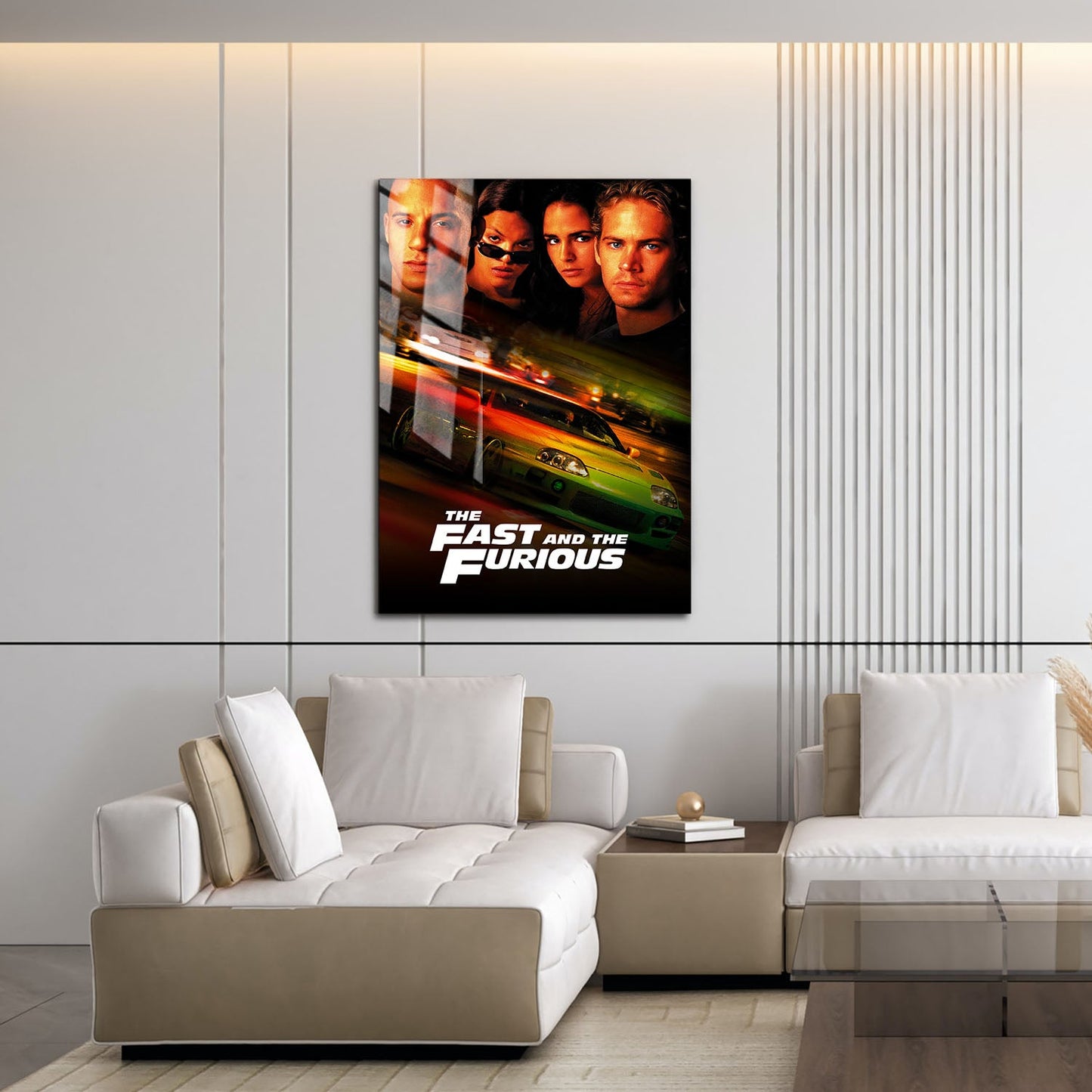 Flex Designs Metal Poster The Fast and the Furious Classic 16 x 24" Home Goods - Movie 2001 Movie Metal Poster