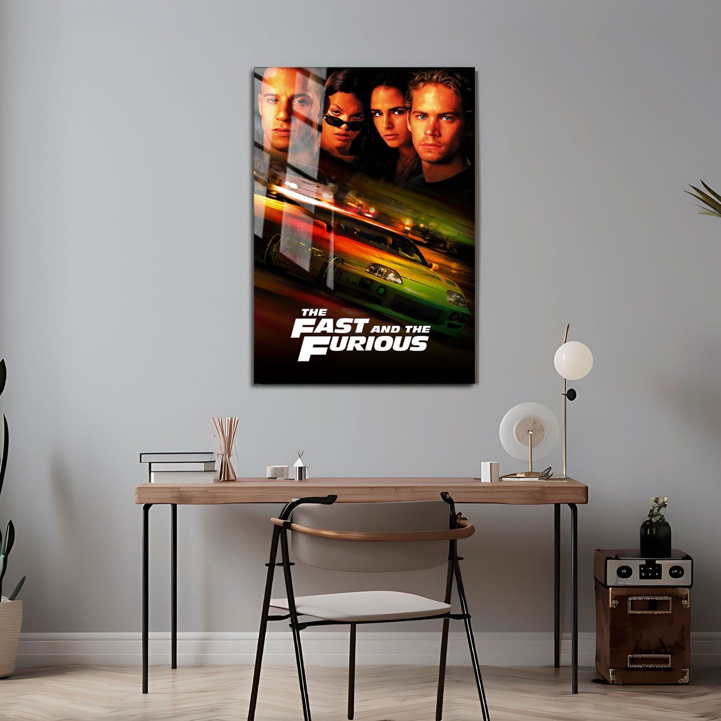 Flex Designs Metal Poster The Fast and the Furious Classic 24 x 36" Home Goods - Movie 2001 Movie Metal Poster