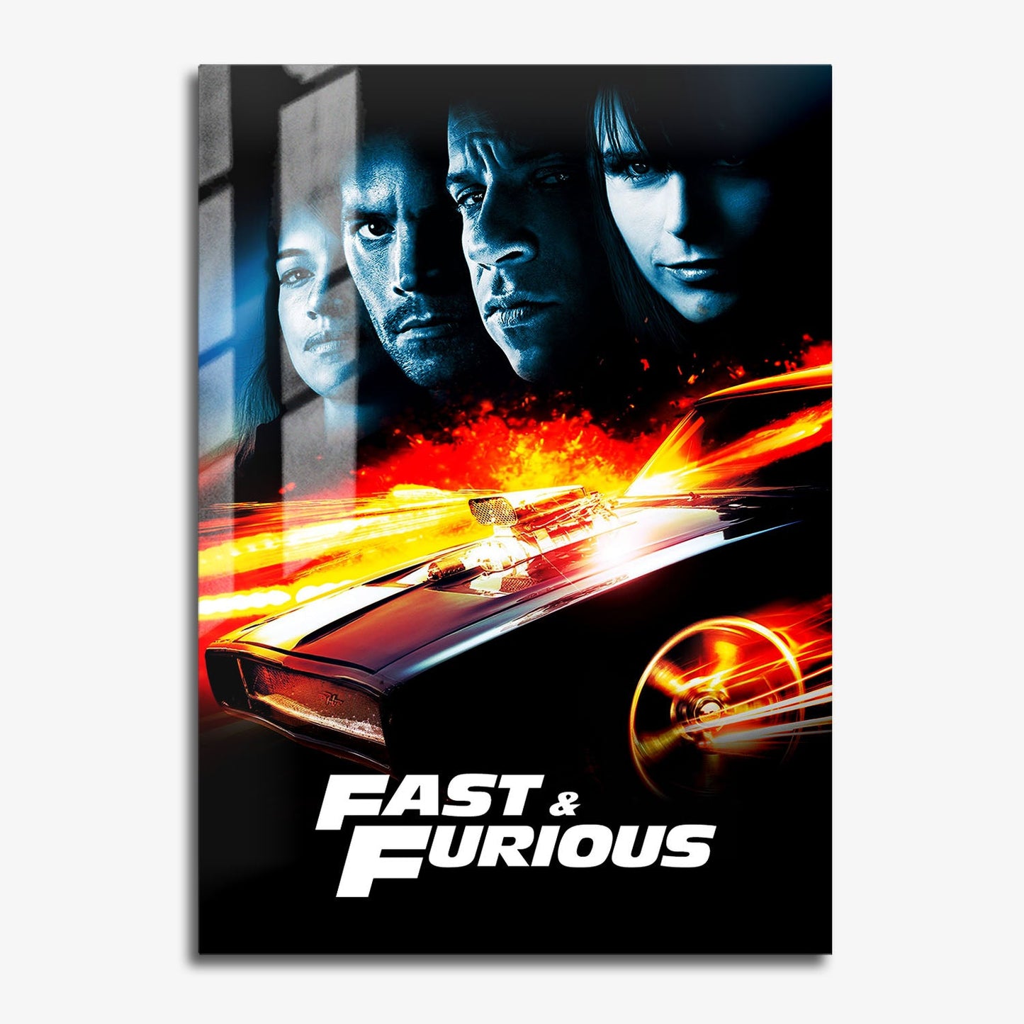 Flex Designs Metal Poster Fast Furious Classic 11 x 17" Home Goods - Movie 2009 Movie Metal Poster