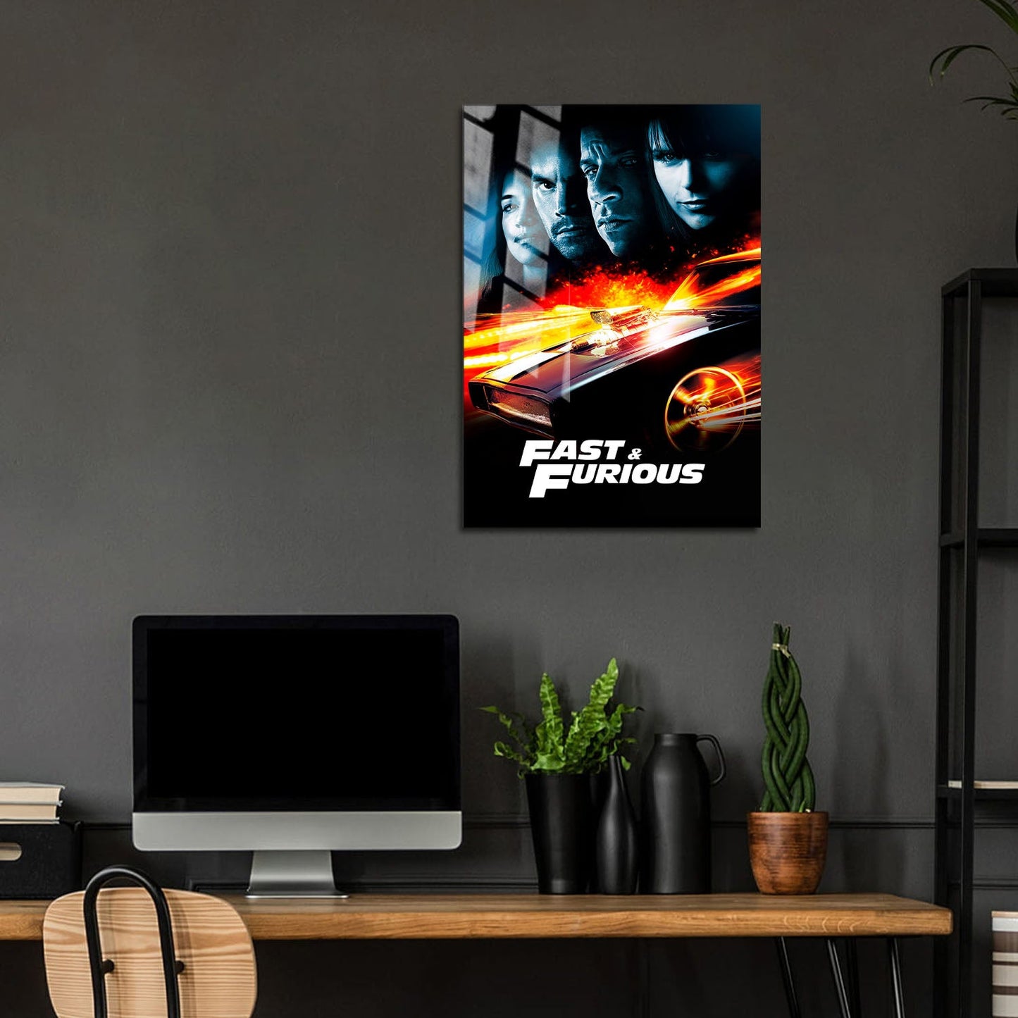 Flex Designs Metal Poster Fast Furious Classic 5 x 7" Home Goods - Movie 2009 Movie Metal Poster