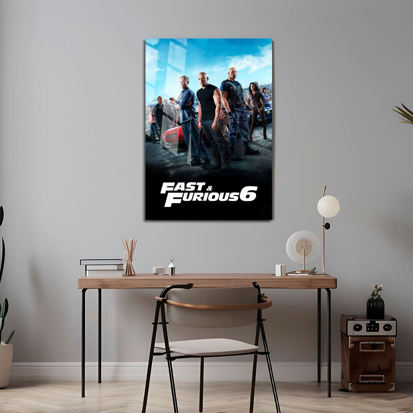 Flex Designs Metal Poster Fast Furious 6 Classic 24 x 36" Home Goods - Movie 2013 Movie Metal Poster