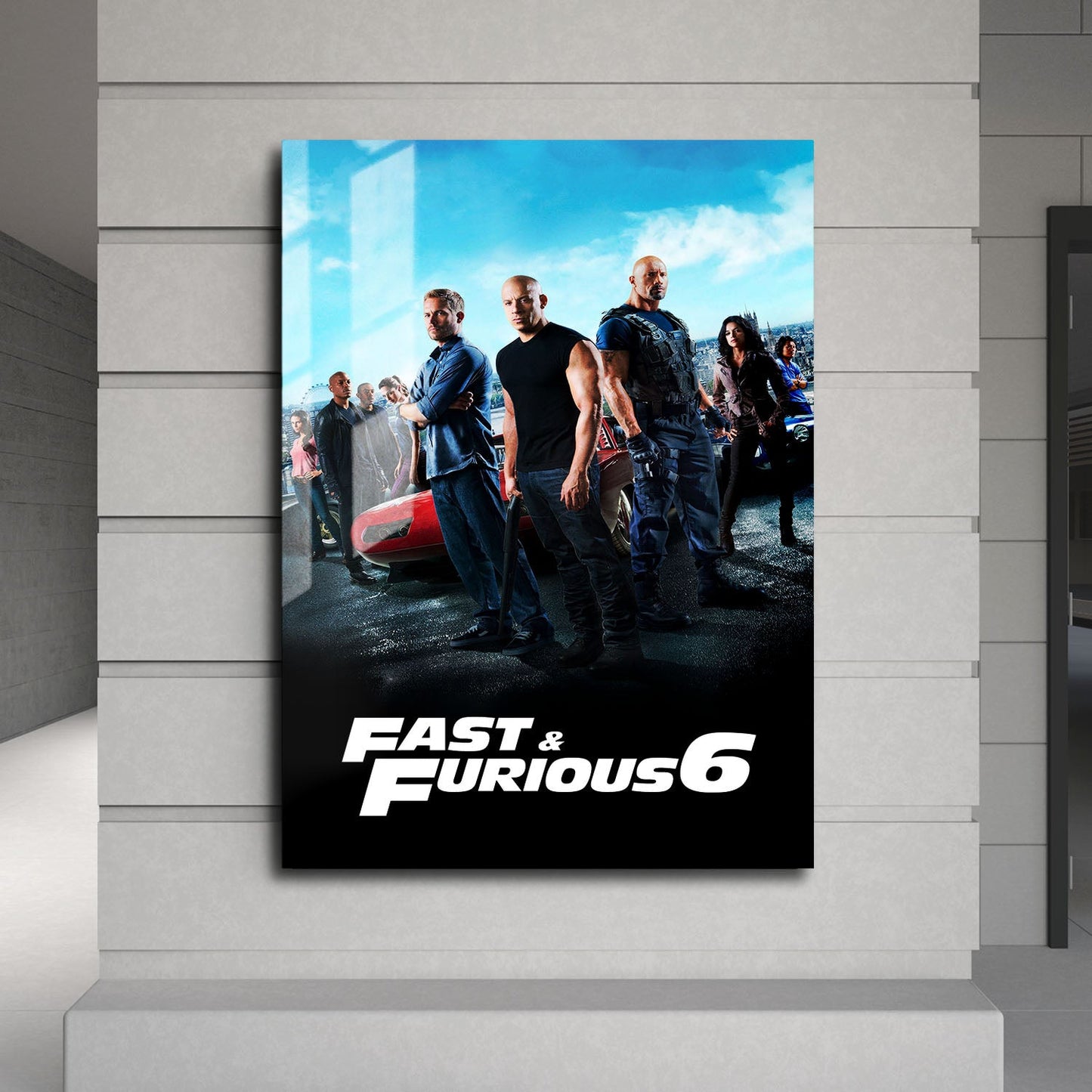 Flex Designs Metal Poster Fast Furious 6 Classic 24 x 36" Home Goods - Movie 2013 Movie Metal Poster