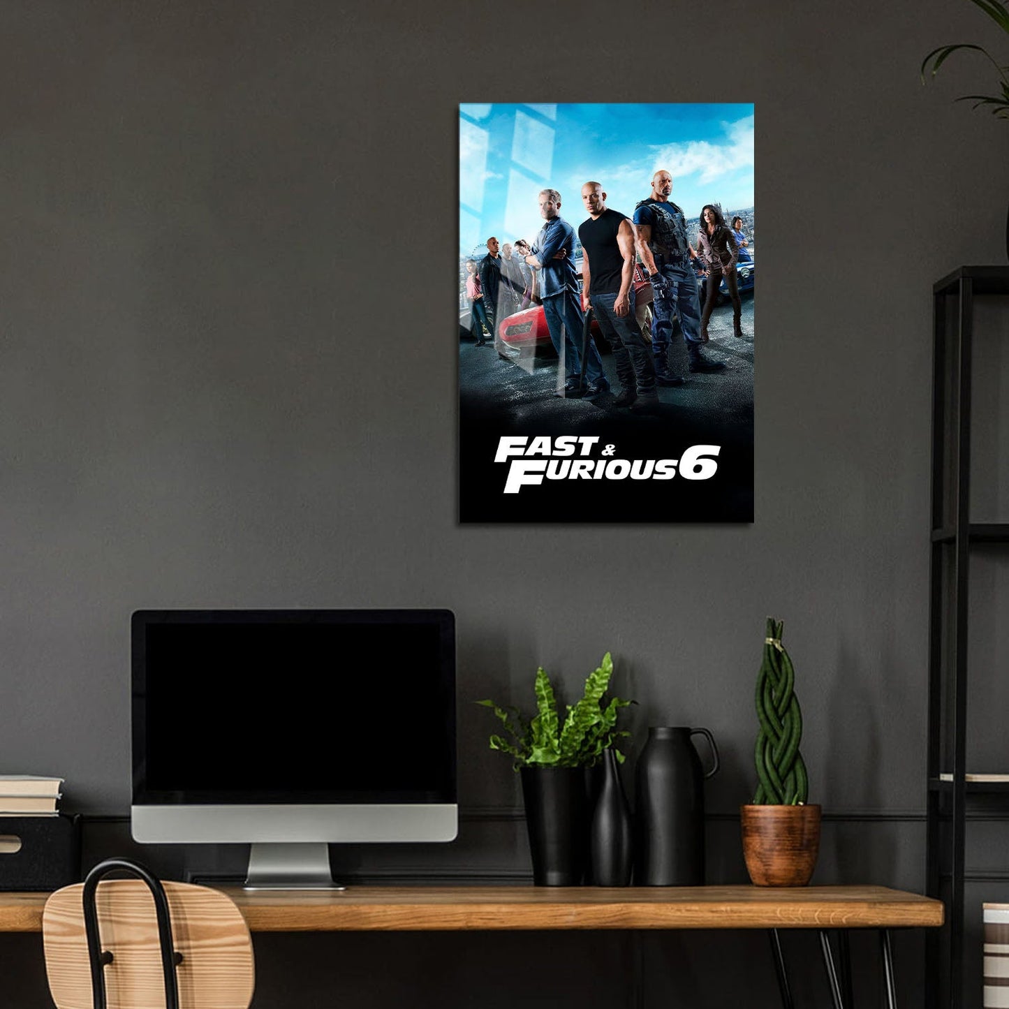 Flex Designs Metal Poster Fast Furious 6 Classic 5 x 7" Home Goods - Movie 2013 Movie Metal Poster