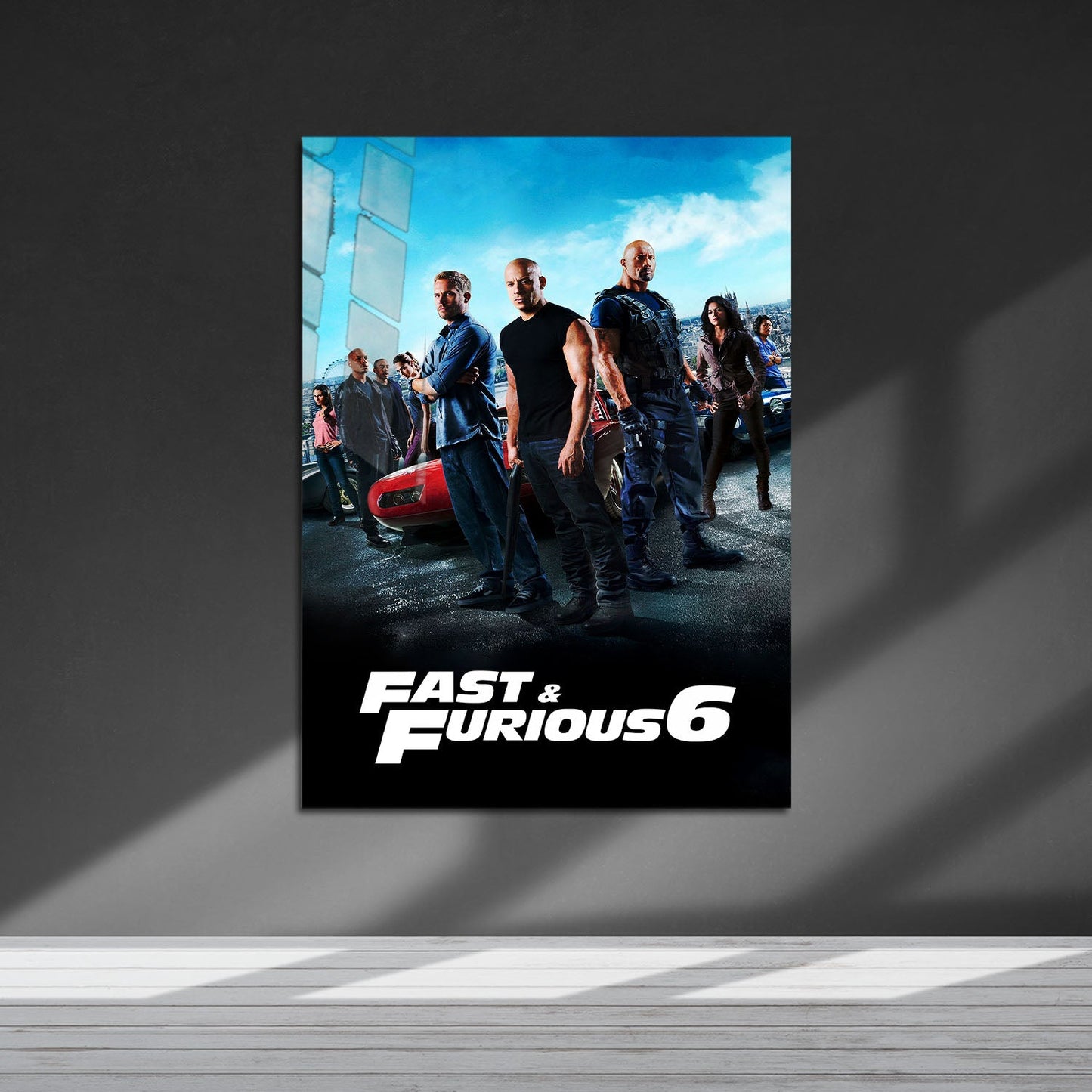 Flex Designs Metal Poster Fast Furious 6 Classic 5 x 7" Home Goods - Movie 2013 Movie Metal Poster