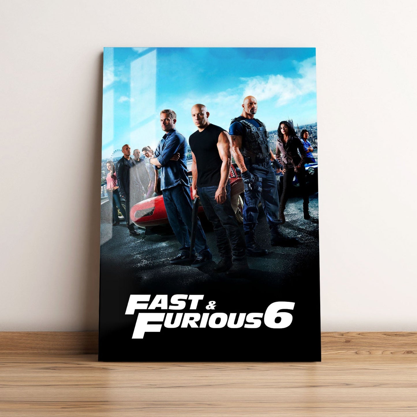 Fast Furious 6 Classic Movie Metal Poster