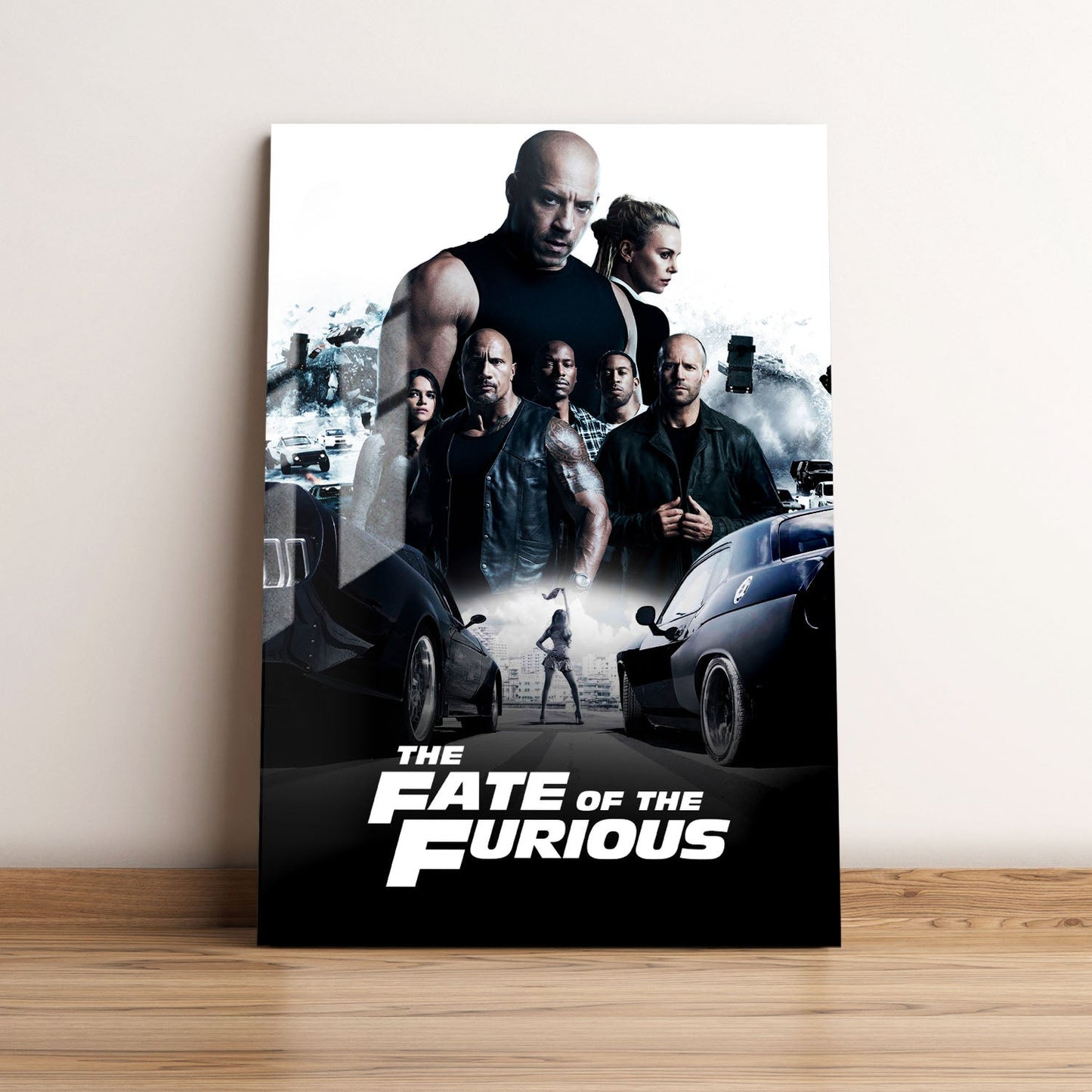 The Fate of the Furious Classic Movie Metal Poster