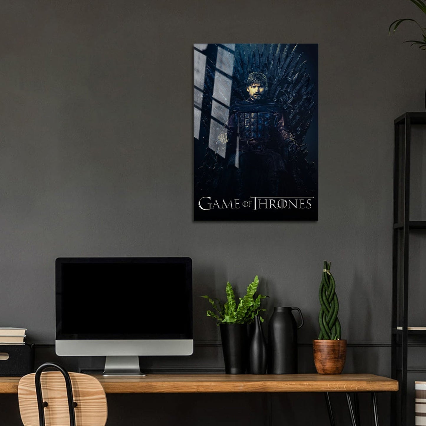 Flex Designs Metal Poster Game of Thrones Jaime Lannister Classic 5 x 7" Home Goods - TV Show 2011 TV Show Metal Poster