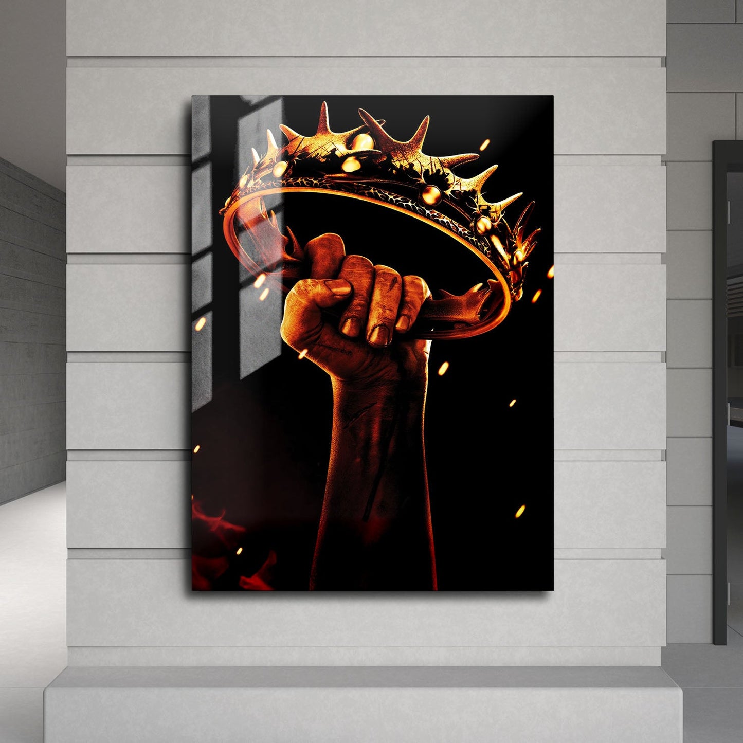 Flex Designs Metal Poster Game of Thrones Crown 24 x 36" Home Goods - TV Show 2011 TV Show Metal Poster