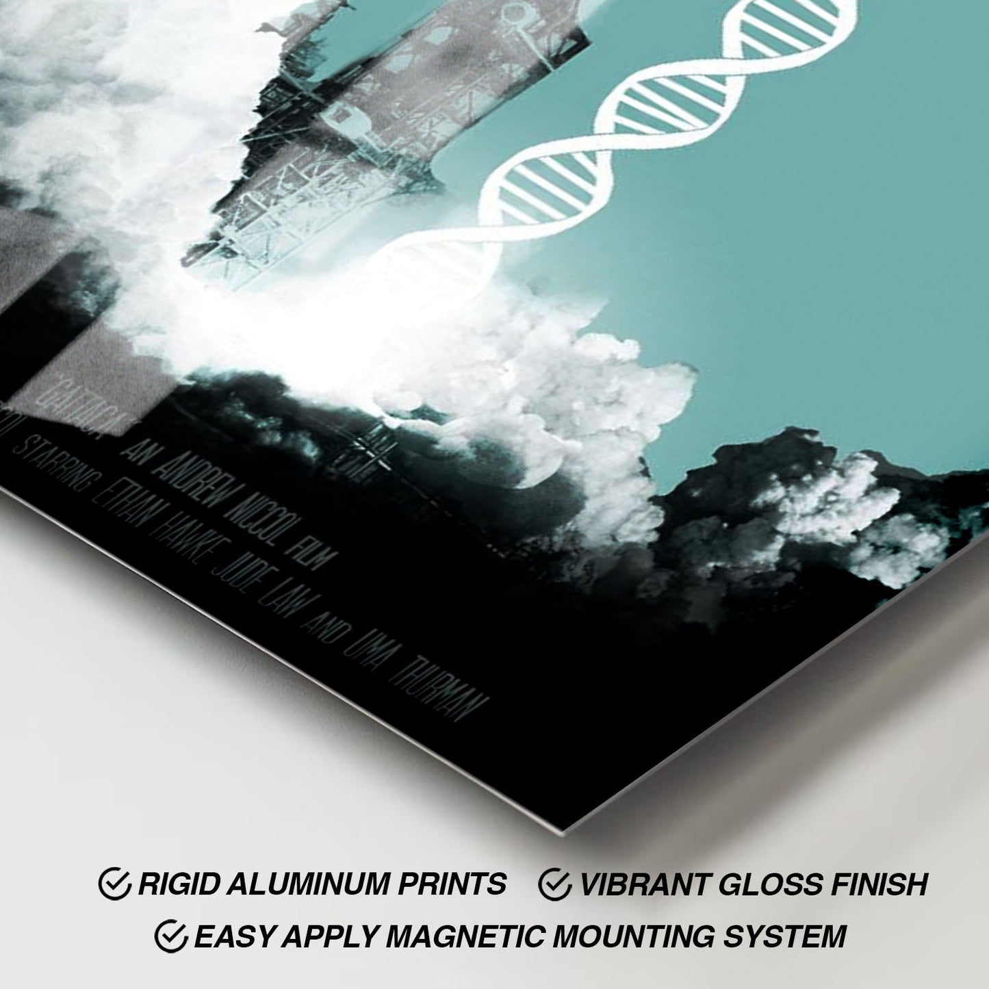 Flex Designs Metal Poster Gattaca 11 x 17" Home Goods - Movie 1997 Movie Metal Poster