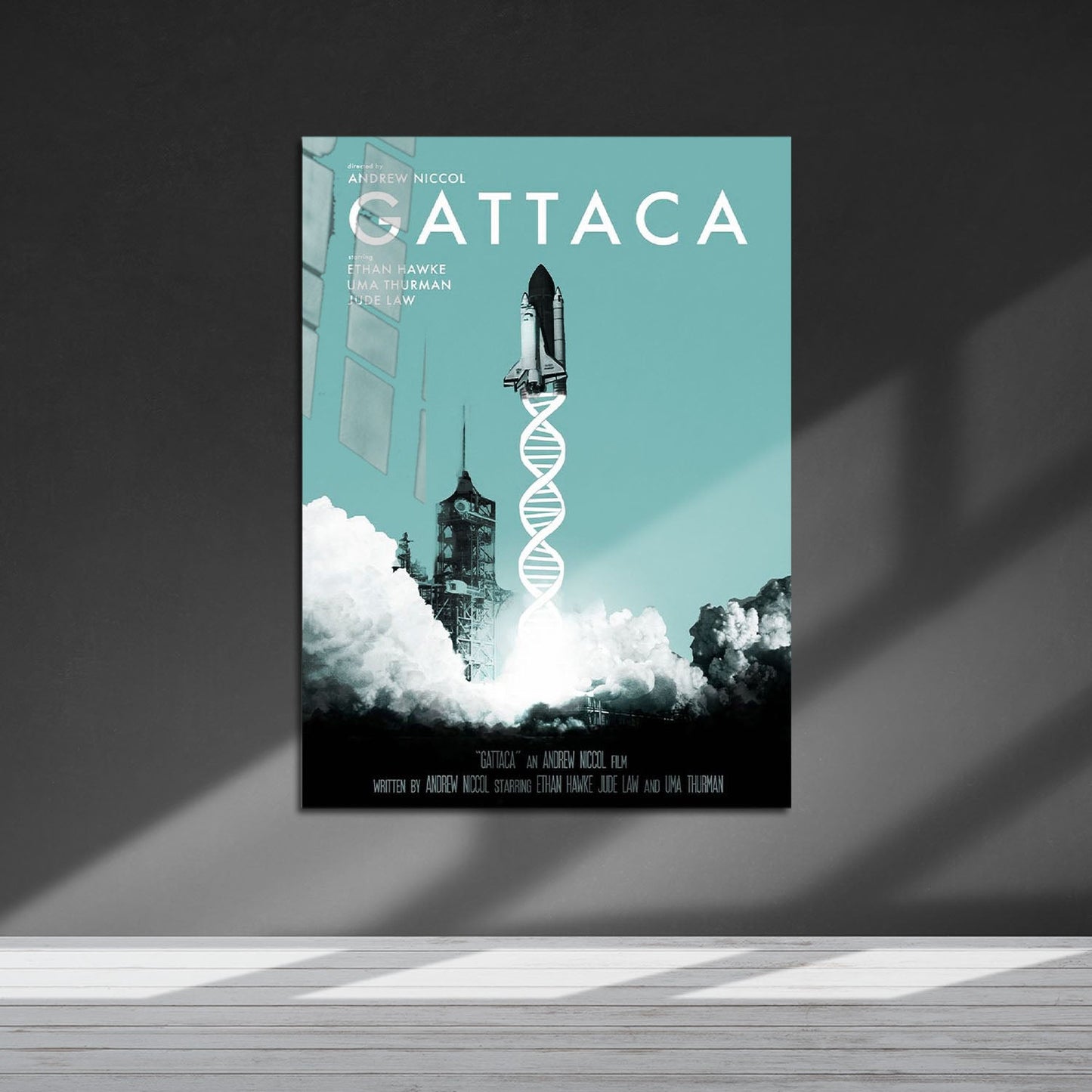 Flex Designs Metal Poster Gattaca 5 x 7" Home Goods - Movie 1997 Movie Metal Poster