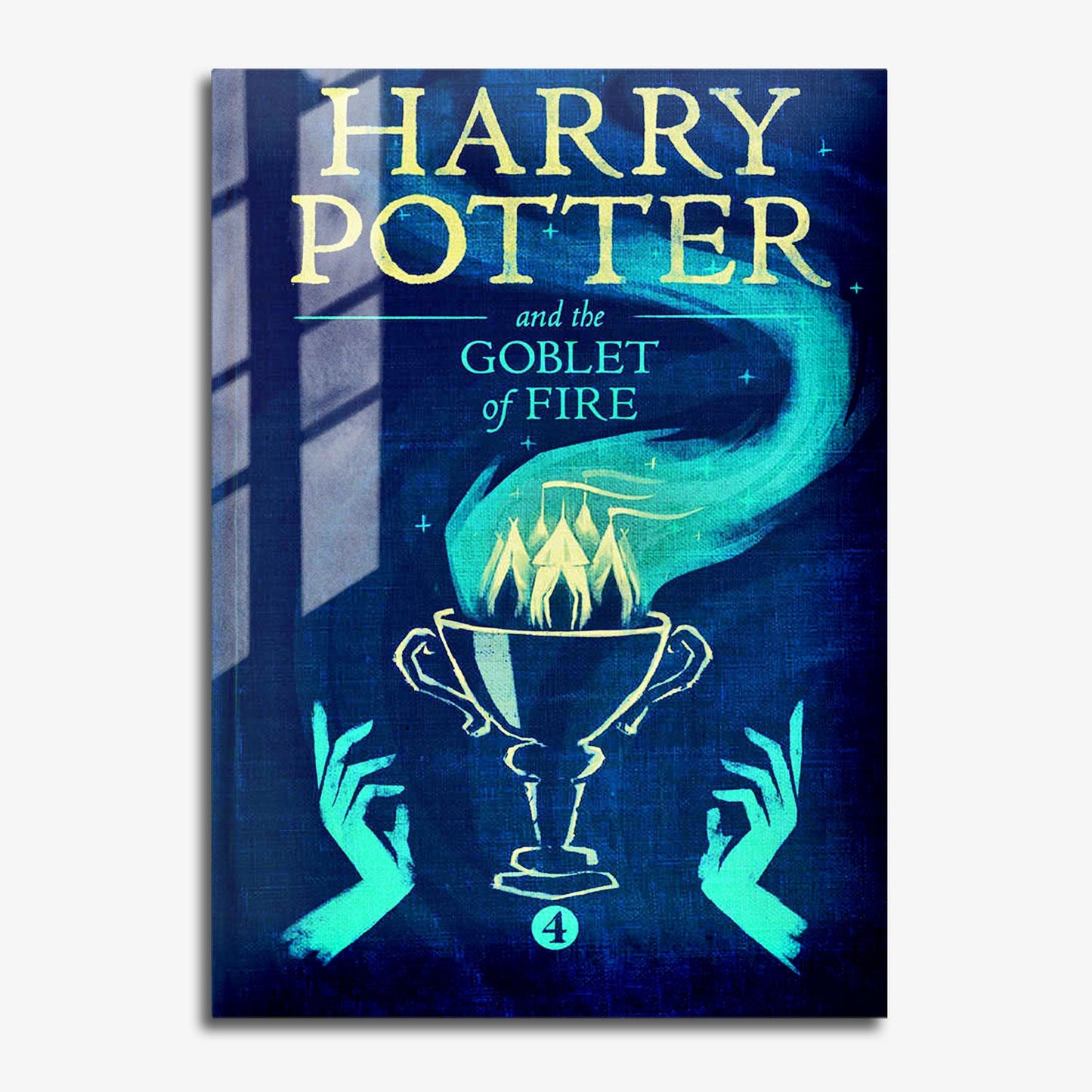 Flex Designs Metal Poster Harry Potter and the Goblet of Fire Bookcover 11 x 17" Home Goods - Movie 2005 Movie Metal Poster