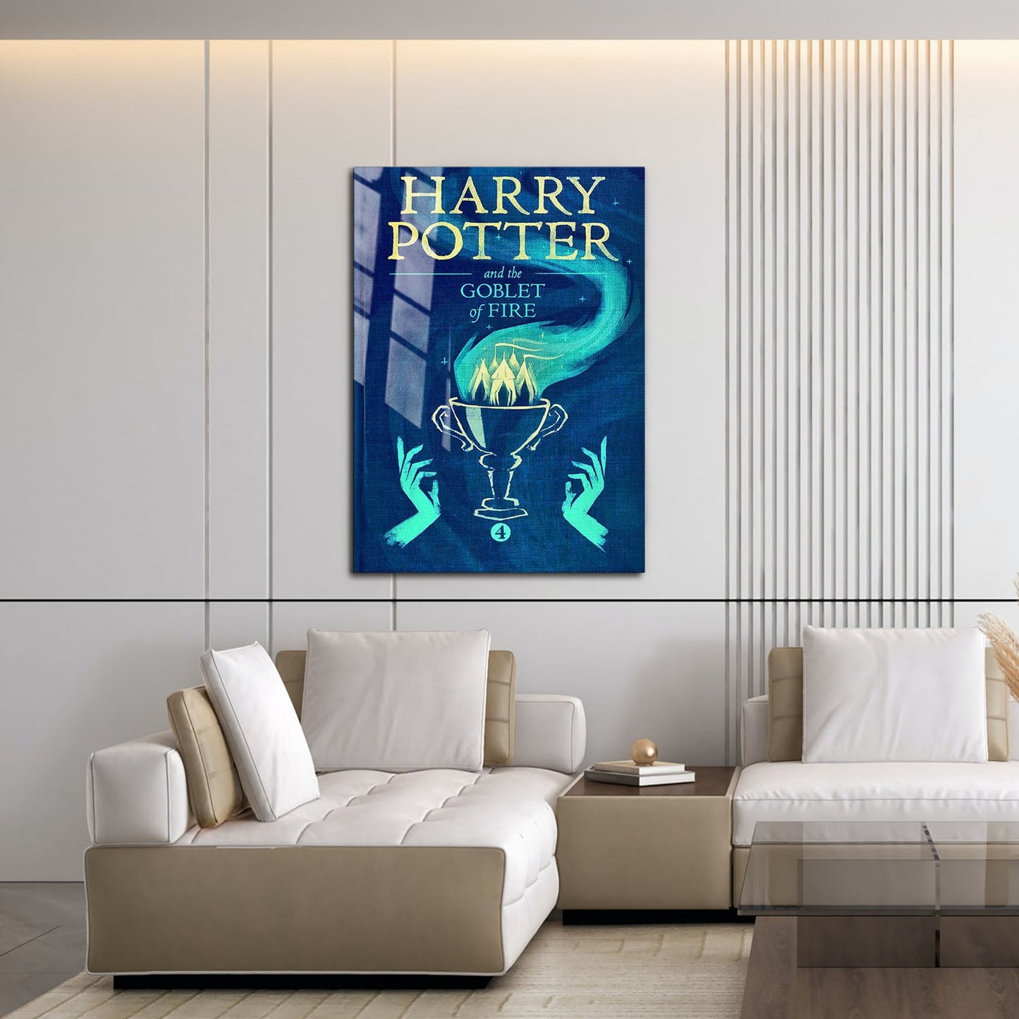Flex Designs Metal Poster Harry Potter and the Goblet of Fire Bookcover 16 x 24" Home Goods - Movie 2005 Movie Metal Poster
