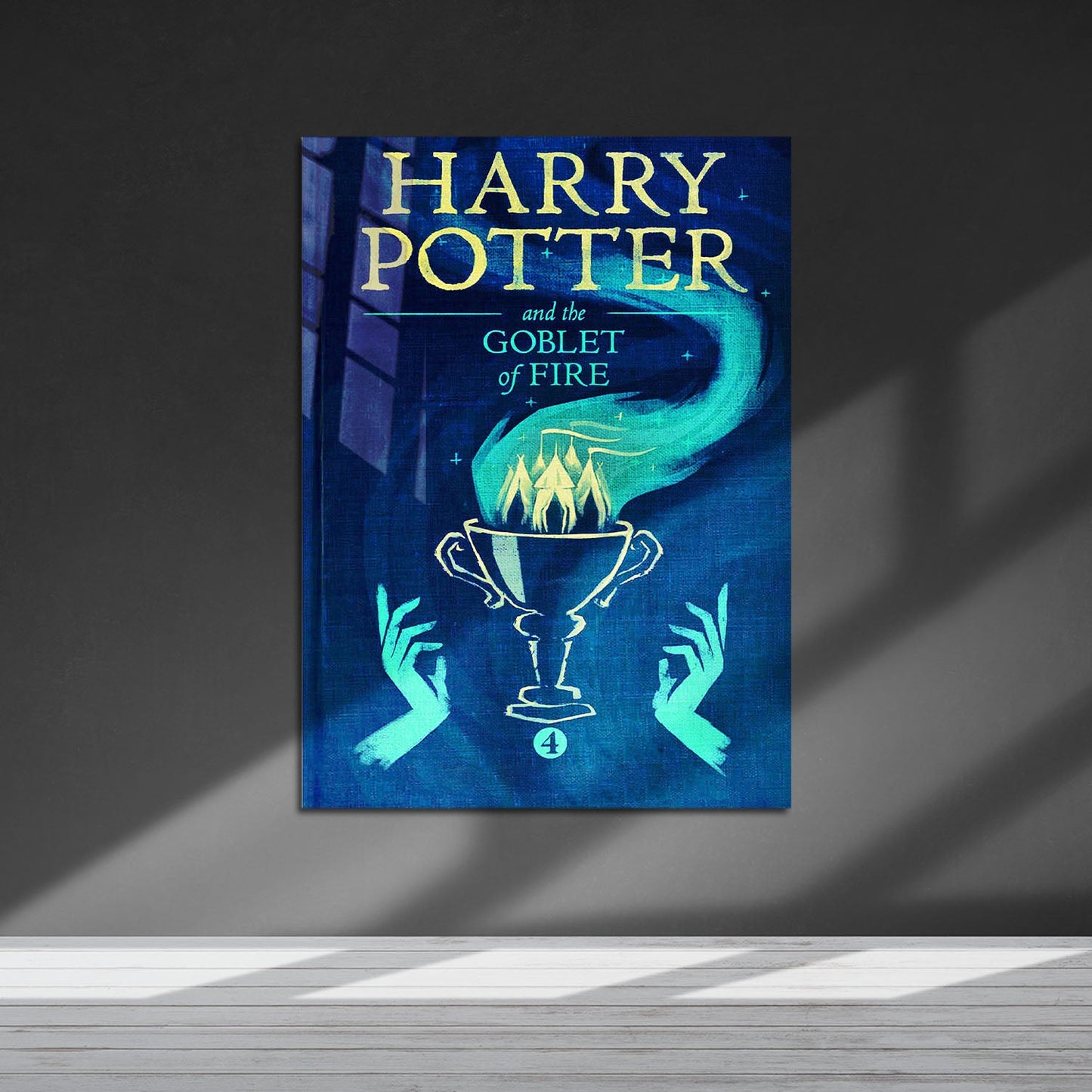 Flex Designs Metal Poster Harry Potter and the Goblet of Fire Bookcover 5 x 7" Home Goods - Movie 2005 Movie Metal Poster