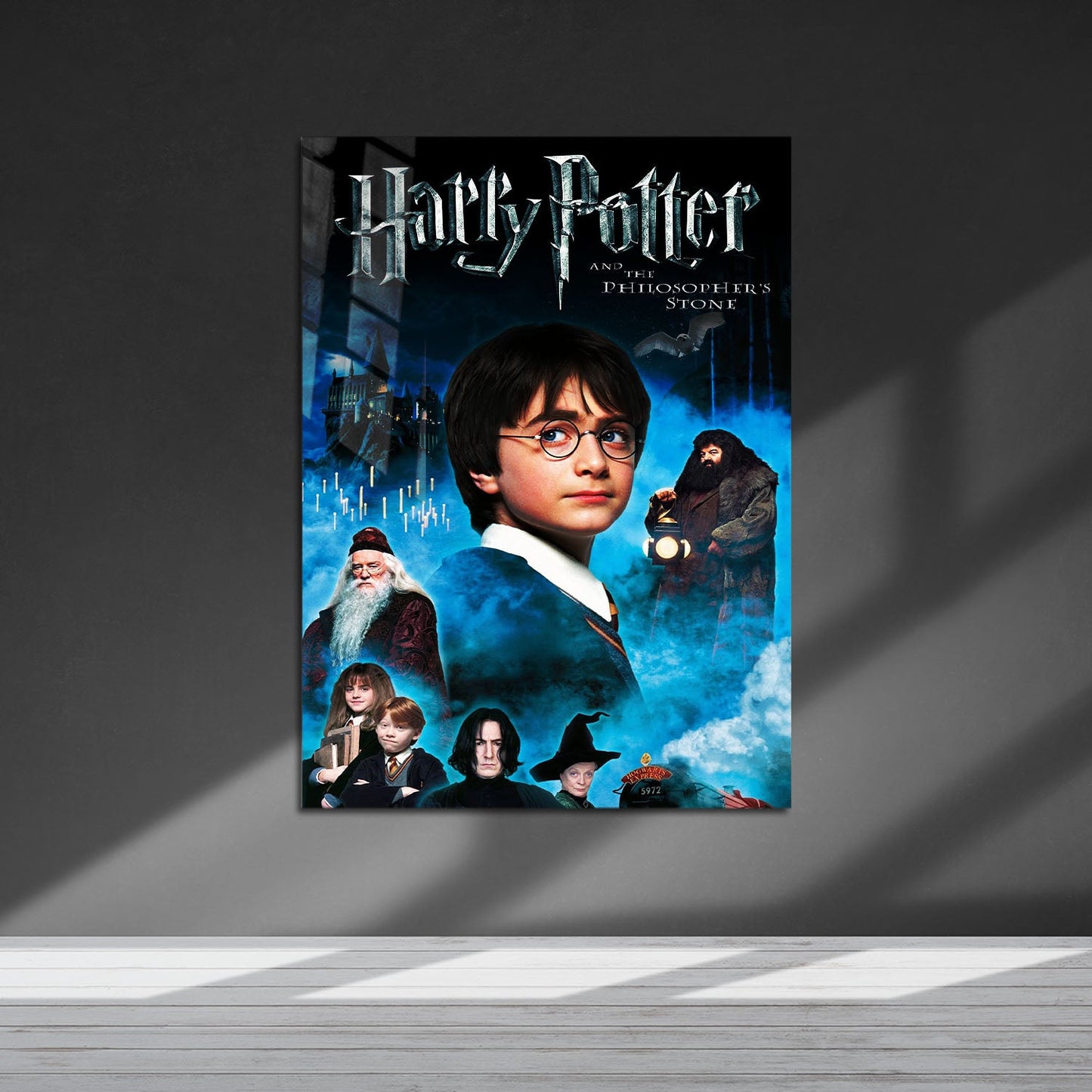 Flex Designs Metal Poster Harry Potter and the Philosophers Stone Classic 5 x 7" Home Goods - Movie 2001 Movie Metal Poster