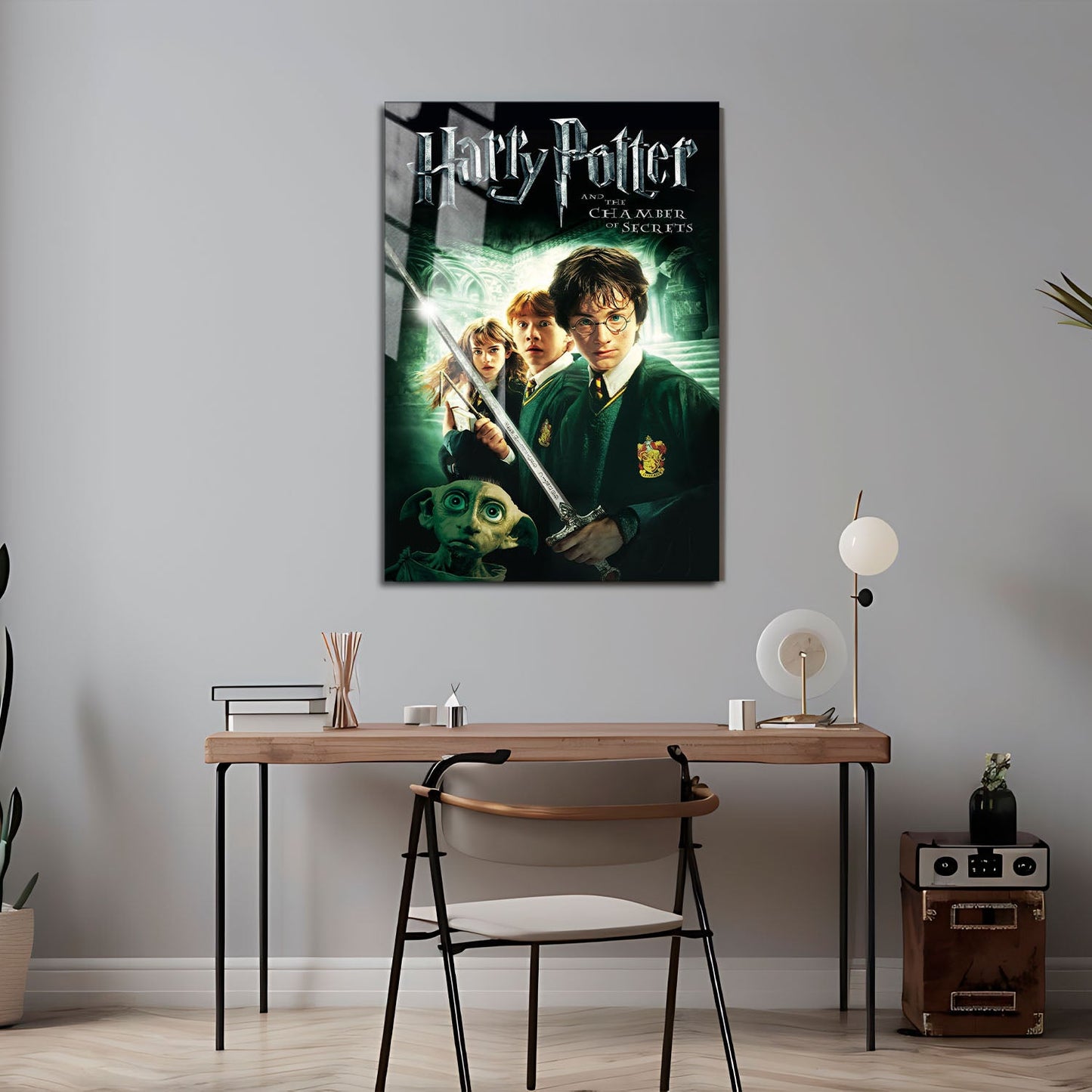 Flex Designs Metal Poster Harry Potter and the Chamber of Secrets Classic 24 x 36" Home Goods - Movie 2002 Movie Metal Poster