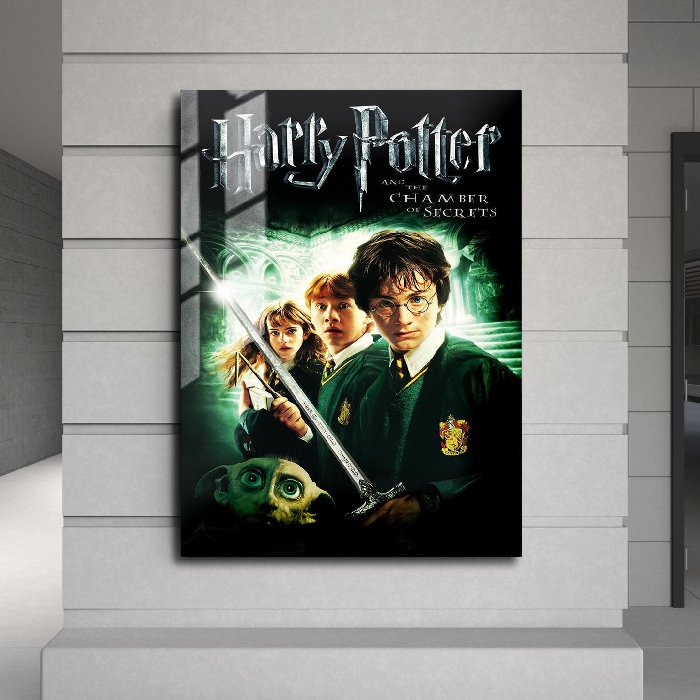 Flex Designs Metal Poster Harry Potter and the Chamber of Secrets Classic 24 x 36" Home Goods - Movie 2002 Movie Metal Poster