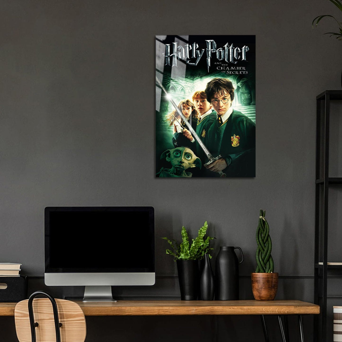 Flex Designs Metal Poster Harry Potter and the Chamber of Secrets Classic 5 x 7" Home Goods - Movie 2002 Movie Metal Poster