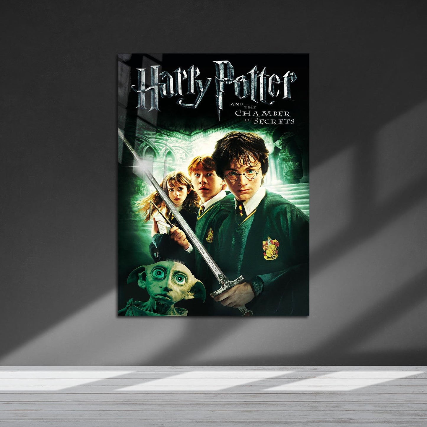 Flex Designs Metal Poster Harry Potter and the Chamber of Secrets Classic 5 x 7" Home Goods - Movie 2002 Movie Metal Poster