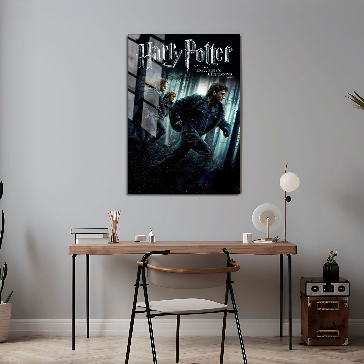 Flex Designs Metal Poster Harry Potter and the Deathly Hallows Part 1 Classic 24 x 36" Home Goods - Movie 2010 Movie Metal Poster