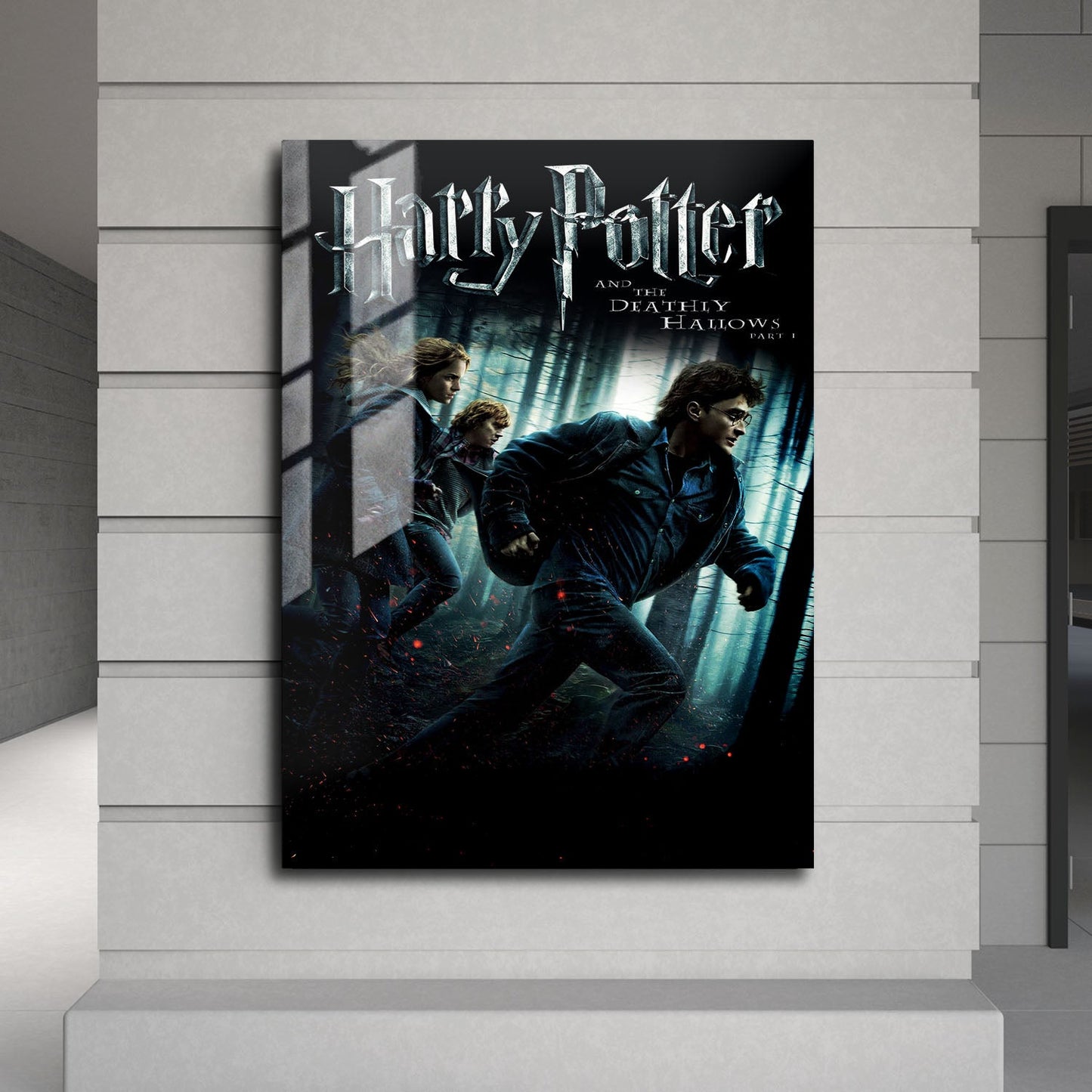 Flex Designs Metal Poster Harry Potter and the Deathly Hallows Part 1 Classic 24 x 36" Home Goods - Movie 2010 Movie Metal Poster