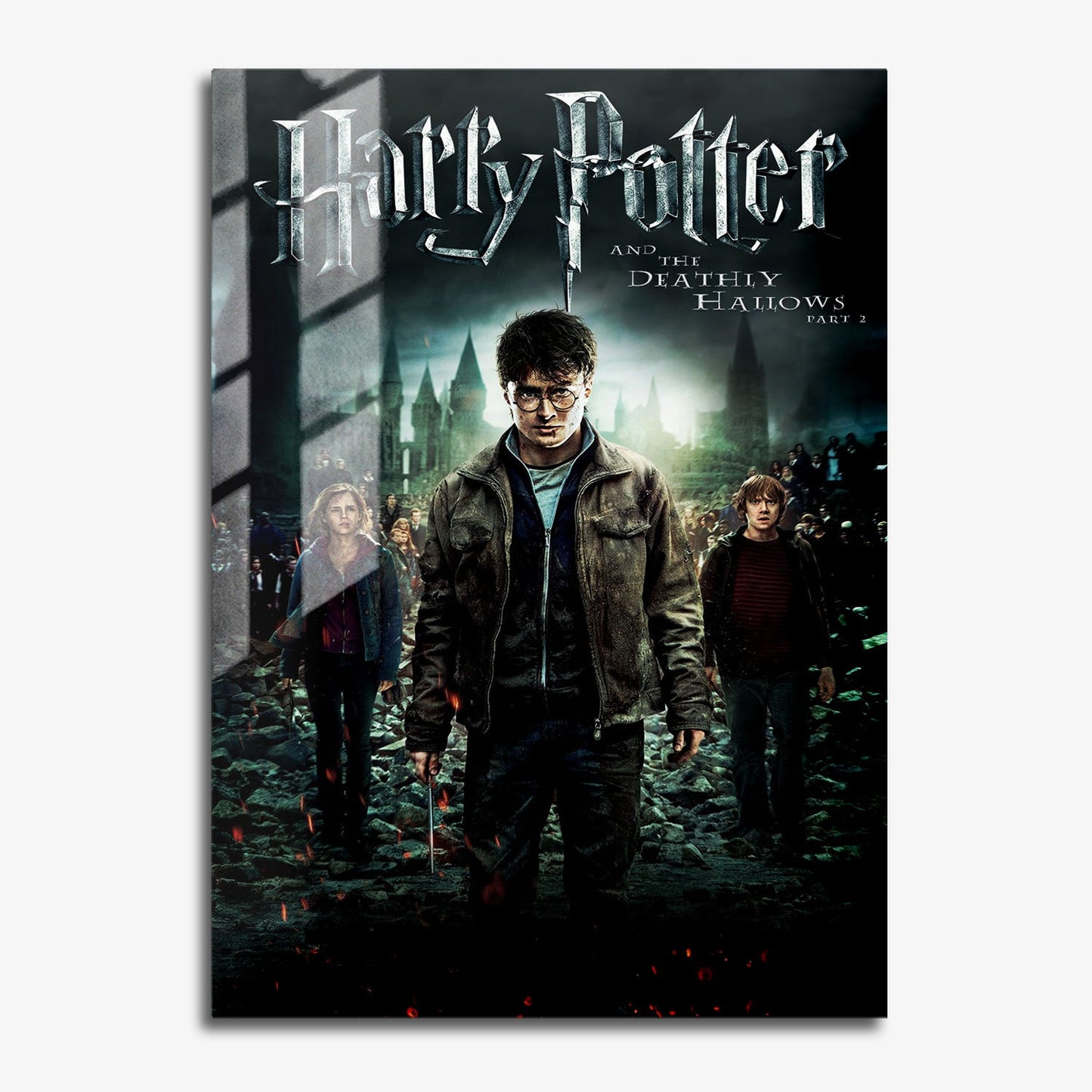 Flex Designs Metal Poster Harry Potter and the Deathly Hallows Part 2 Classic 11 x 17" Home Goods - Movie 2011 Movie Metal Poster