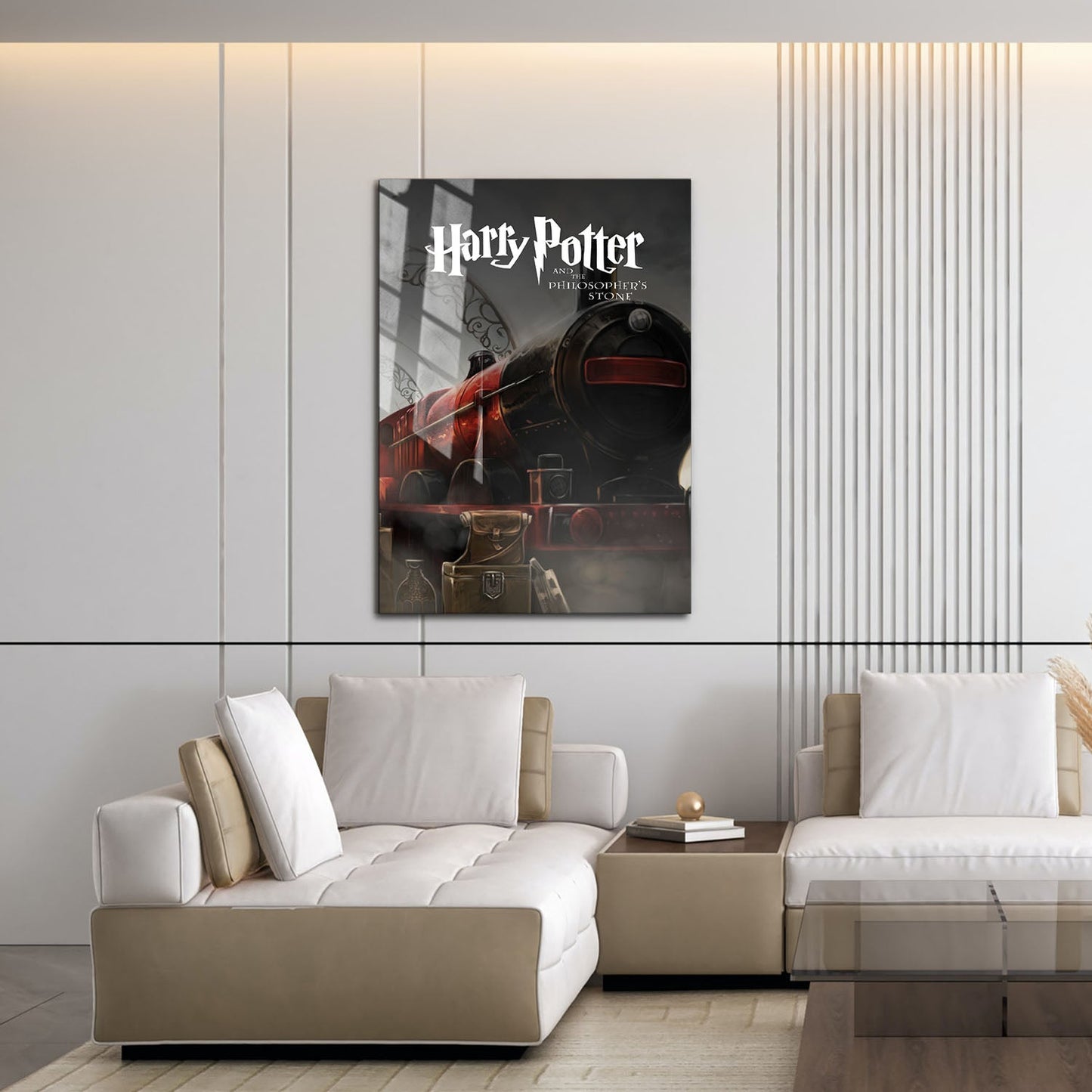 Flex Designs Metal Poster Harry Potter and the Philosophers Stone Minimalist 16 x 24" Home Goods - Movie 2001 Movie Metal Poster