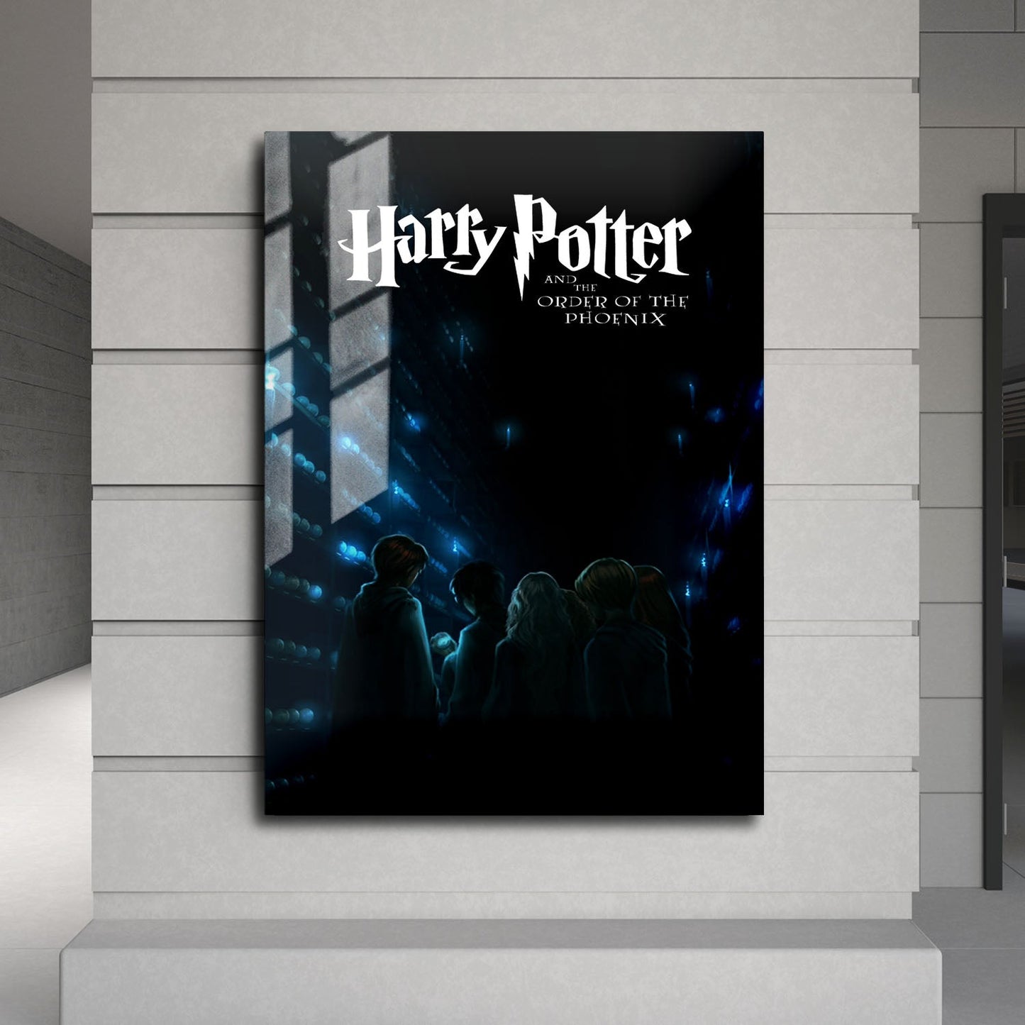 Flex Designs Metal Poster Harry Potter and the Order of the Phoenix Minimalist 24 x 36" Home Goods - Movie 2007 Movie Metal Poster