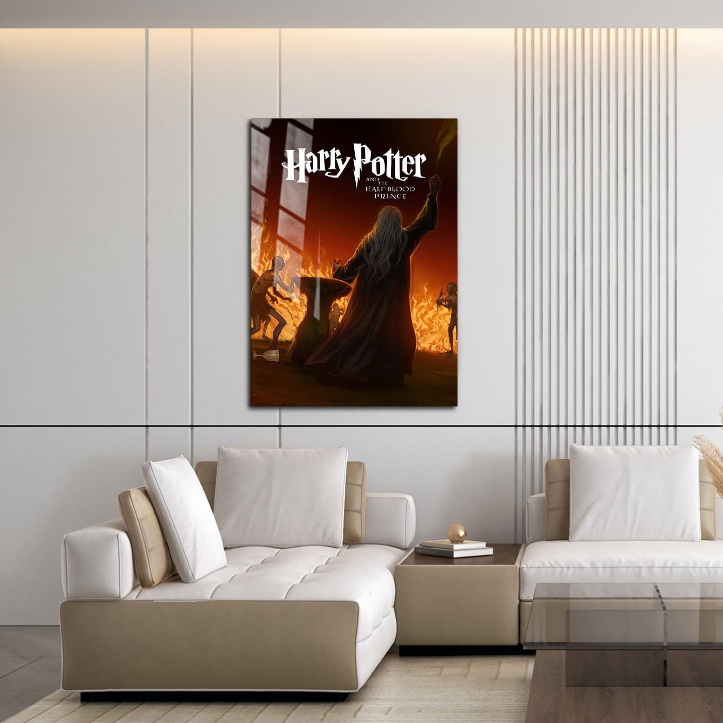 Flex Designs Metal Poster Harry Potter and the Half-Blood Prince Minimalist 16 x 24" Home Goods - Movie 2009 Movie Metal Poster