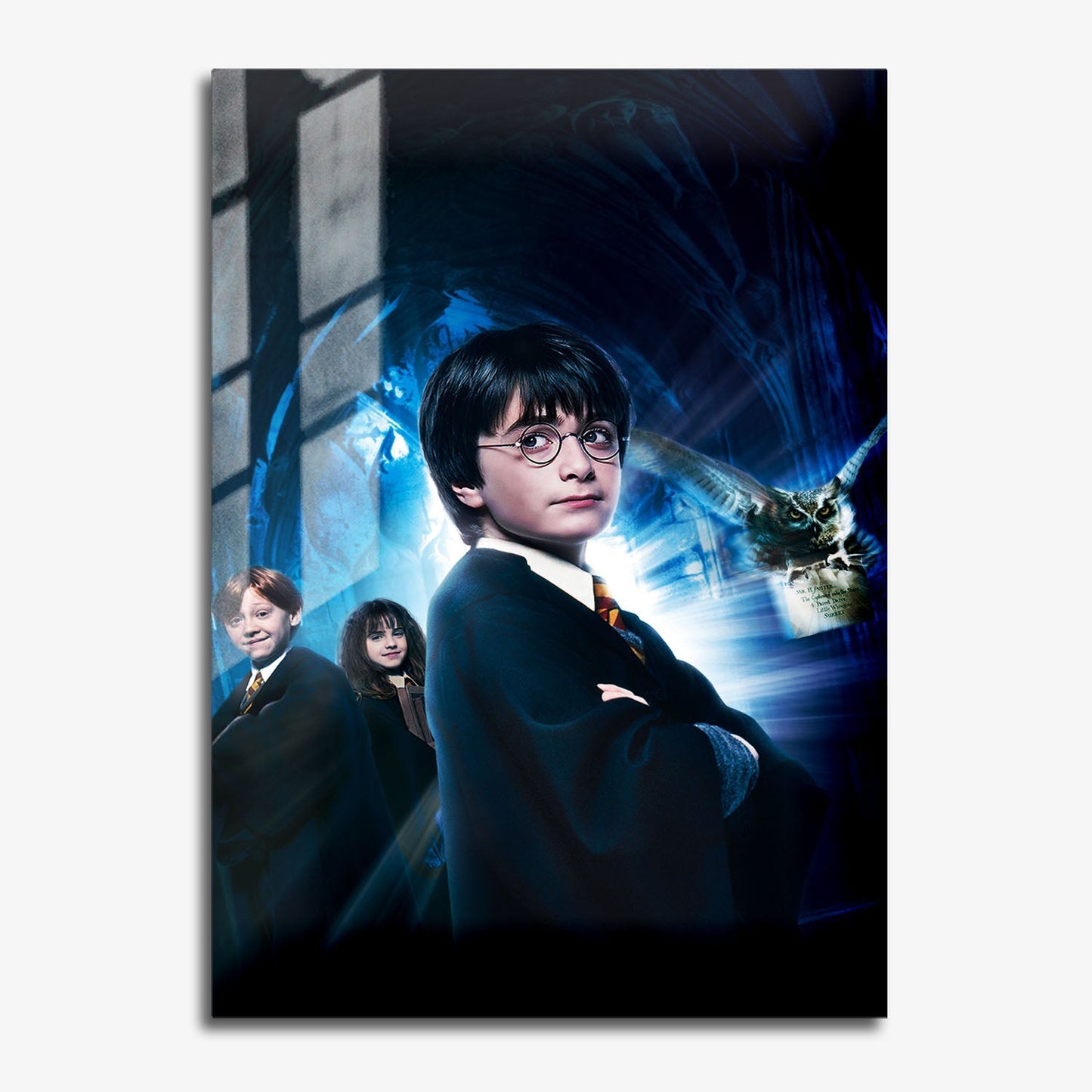 Flex Designs Metal Poster Harry Potter and the Philosophers Stone Textless 11 x 17" Home Goods - Movie 2001 Movie Metal Poster