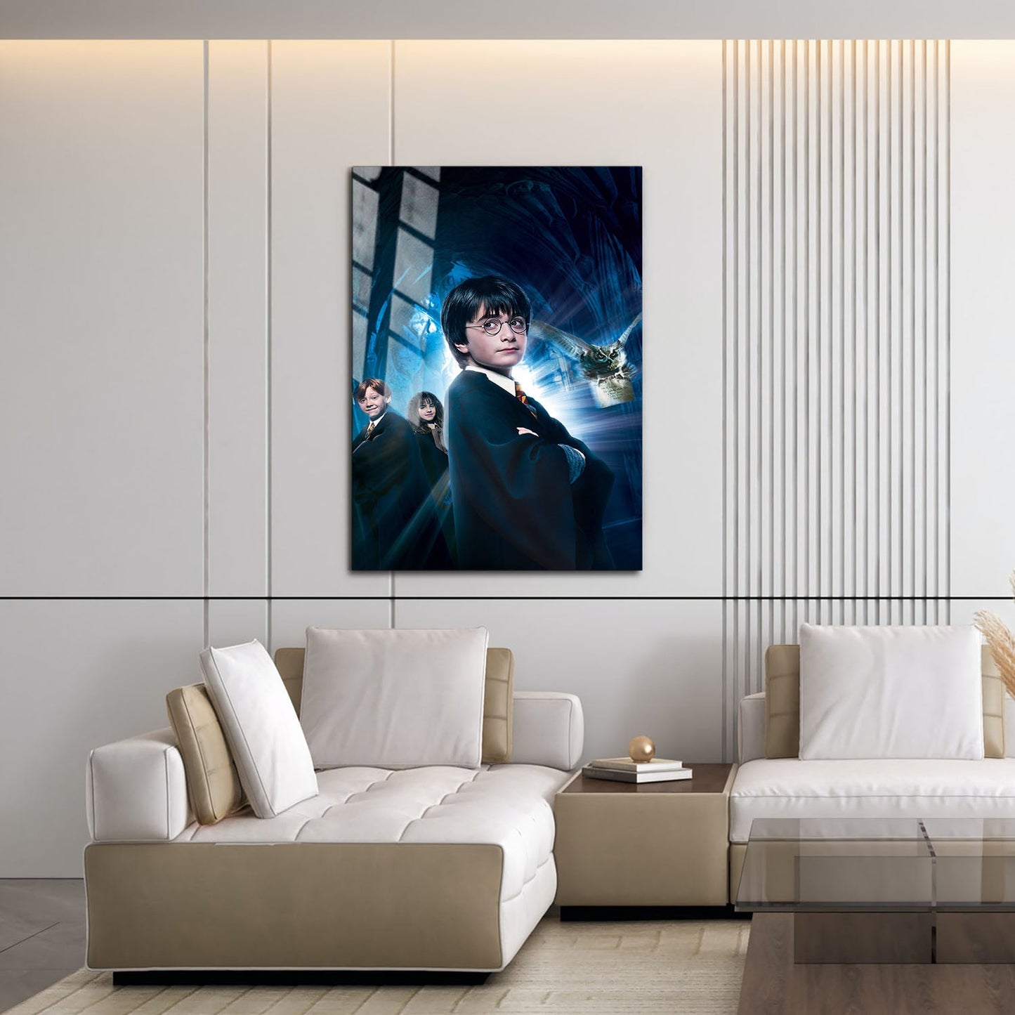 Flex Designs Metal Poster Harry Potter and the Philosophers Stone Textless 16 x 24" Home Goods - Movie 2001 Movie Metal Poster